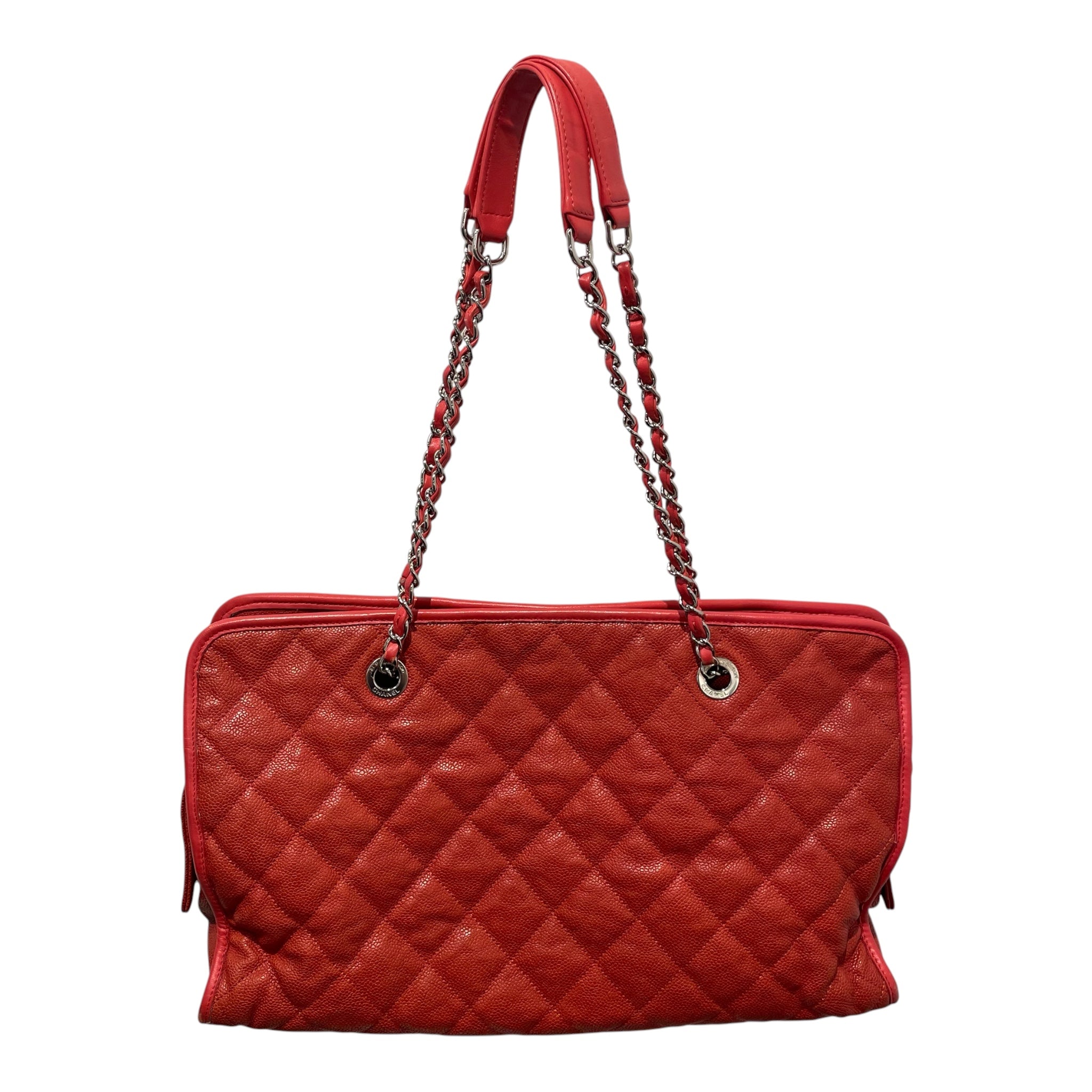 CHANEL/Tote Bag/Leather/RED/15749808 view 1