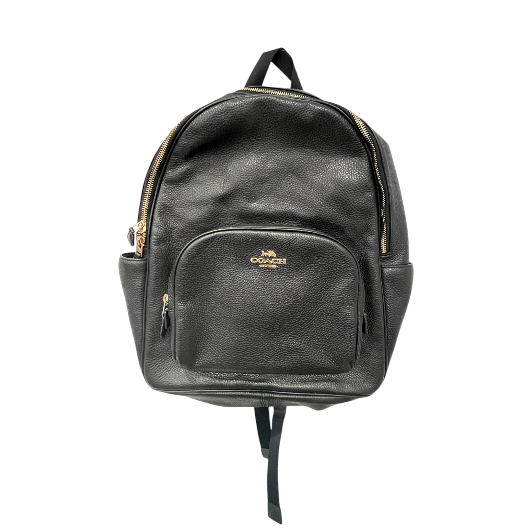 COACH/Backpack/Leather/BLK/5669 court backpack view 1