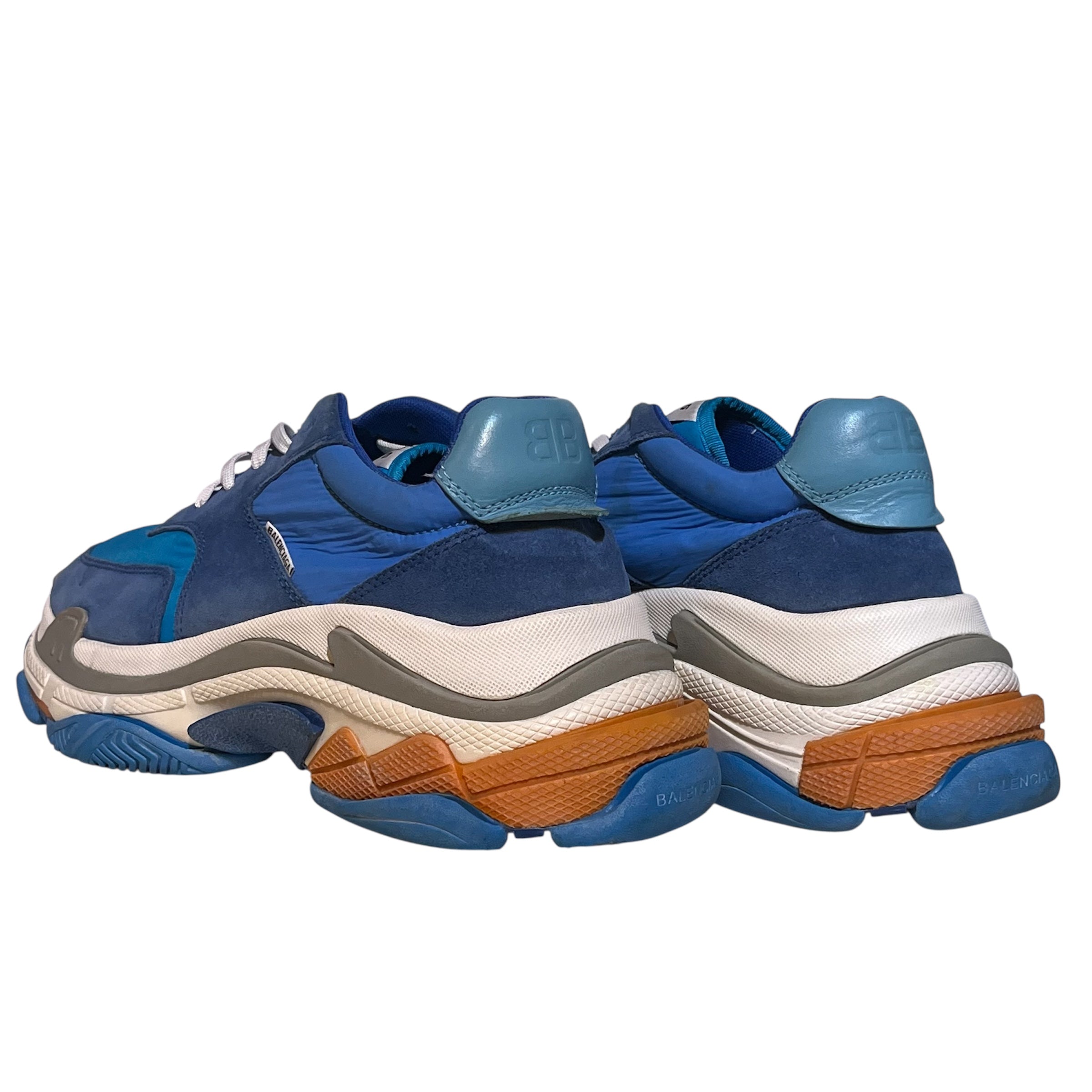 BALENCIAGA/Low-Sneakers/US 9/Nylon/BLU/NYLON TRIPLE S view 2