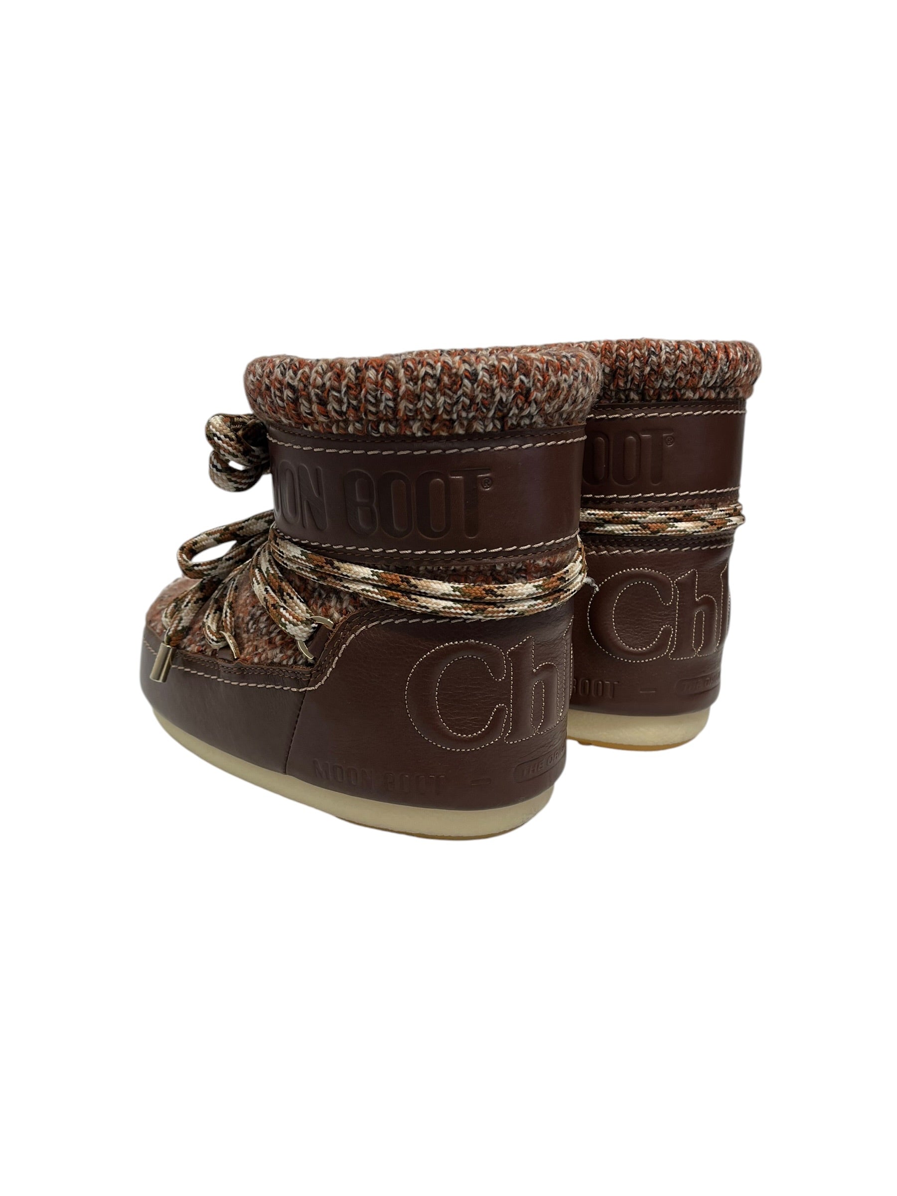 MOON BOOT/Booties/US 4.5/Polyester/CML/Chloe view 2