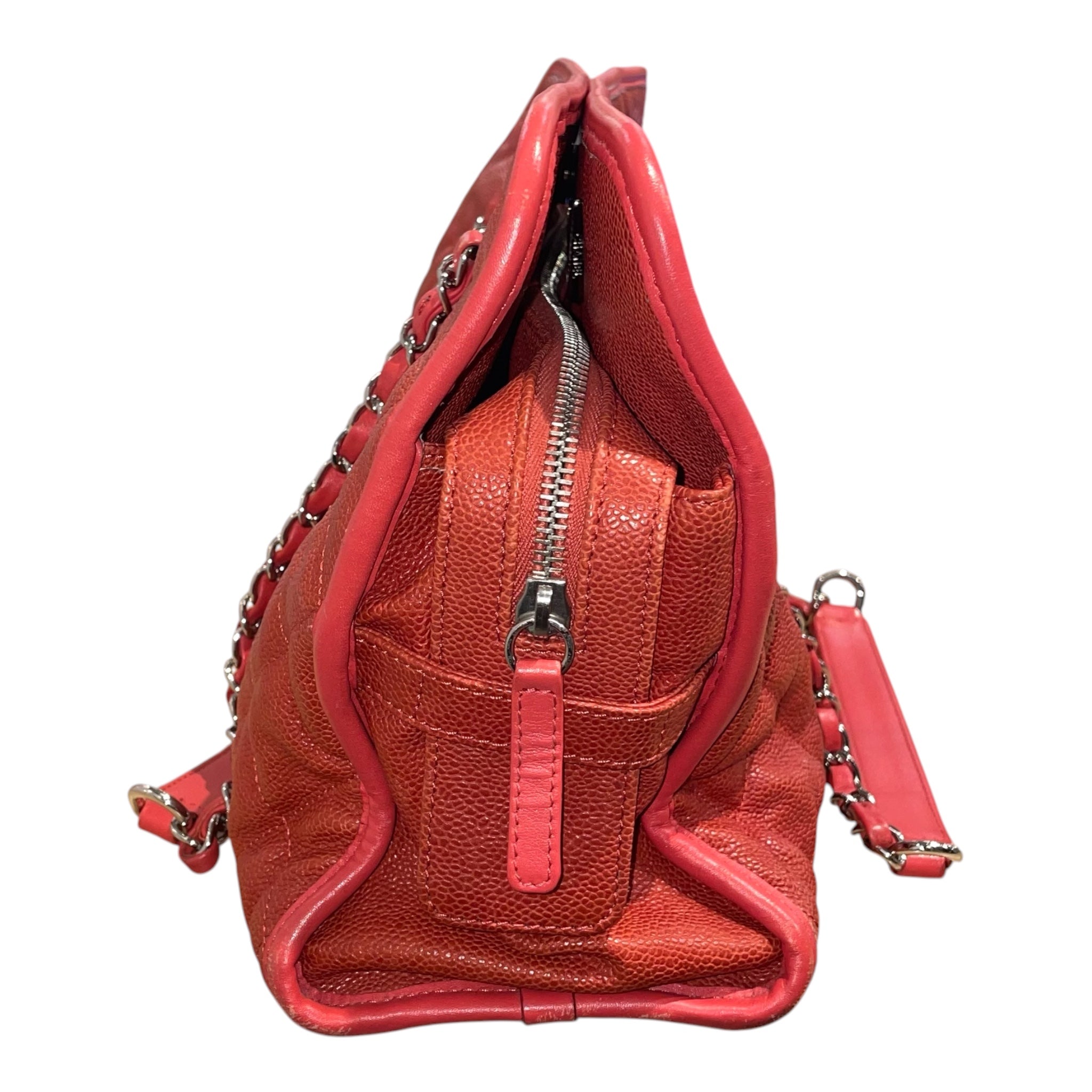 CHANEL/Tote Bag/Leather/RED/15749808 view 7