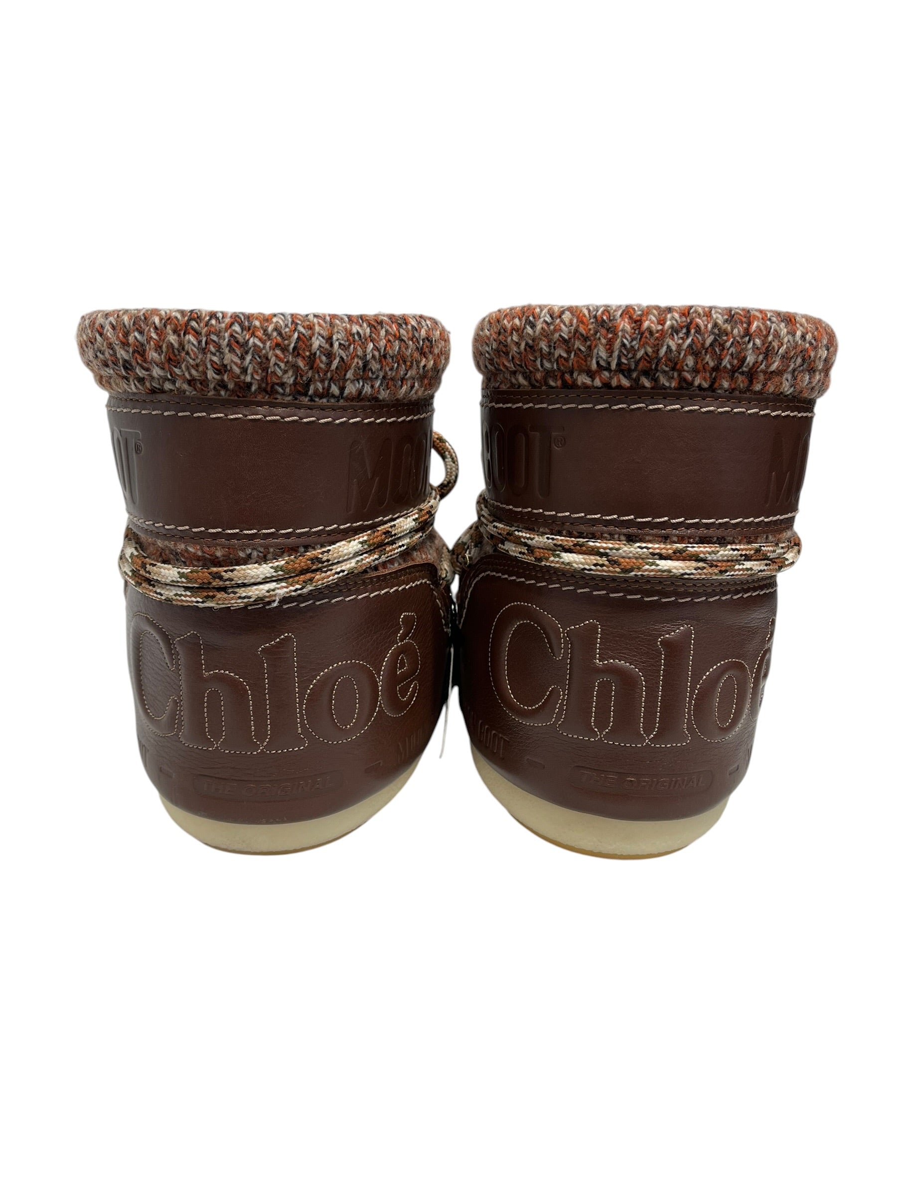MOON BOOT/Booties/US 4.5/Polyester/CML/Chloe view 3
