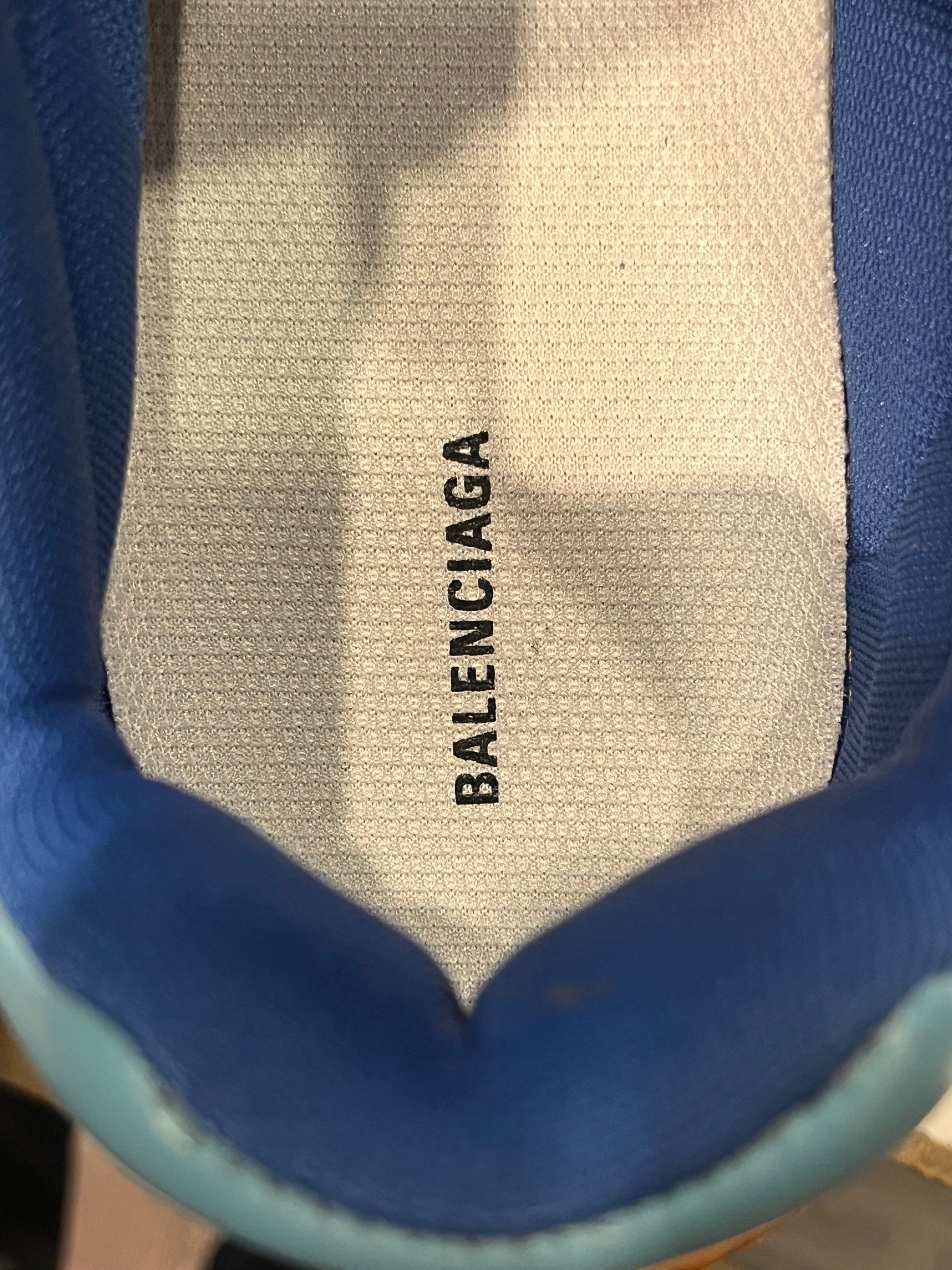 BALENCIAGA/Low-Sneakers/US 9/Nylon/BLU/NYLON TRIPLE S view 3