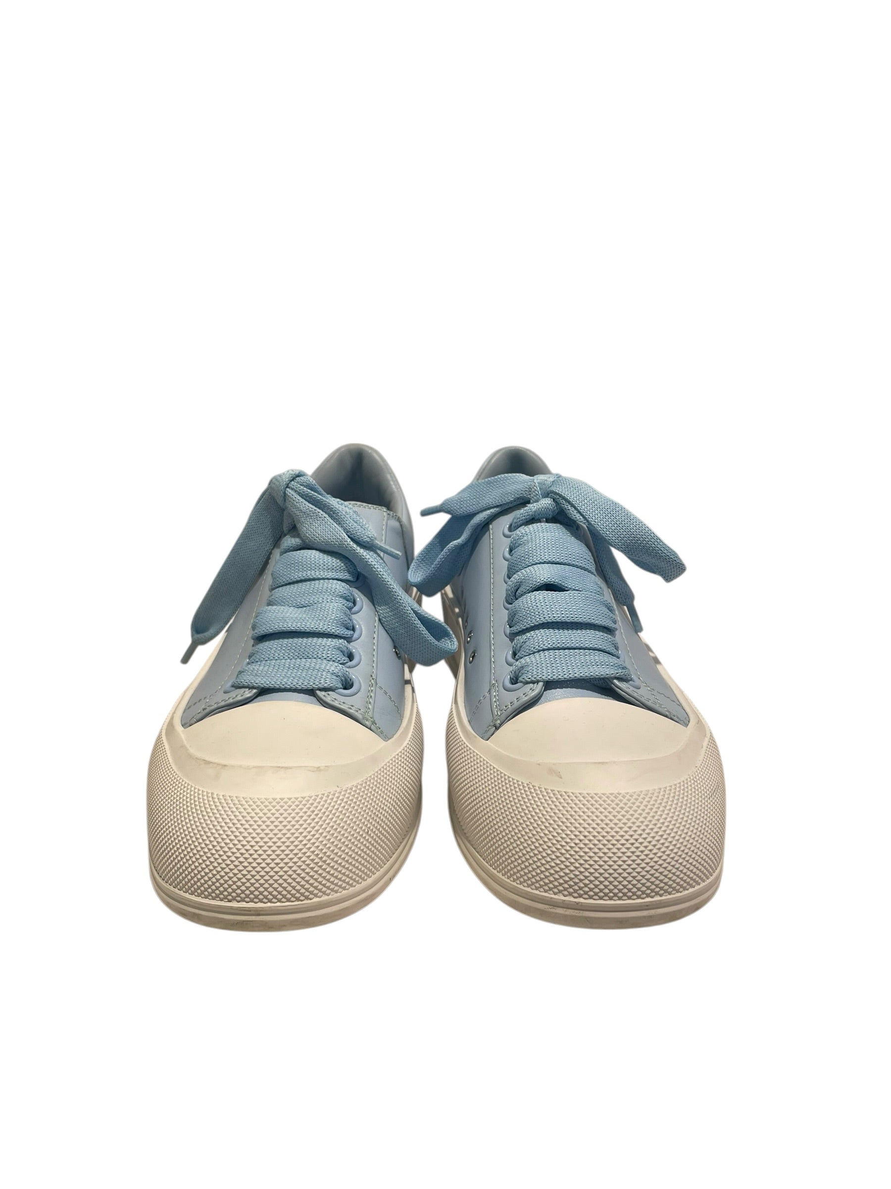 Alexander McQueen/Low-Sneakers/EU 38.5/Leather/BLU/TRAINERS/BABY BLUE view 1