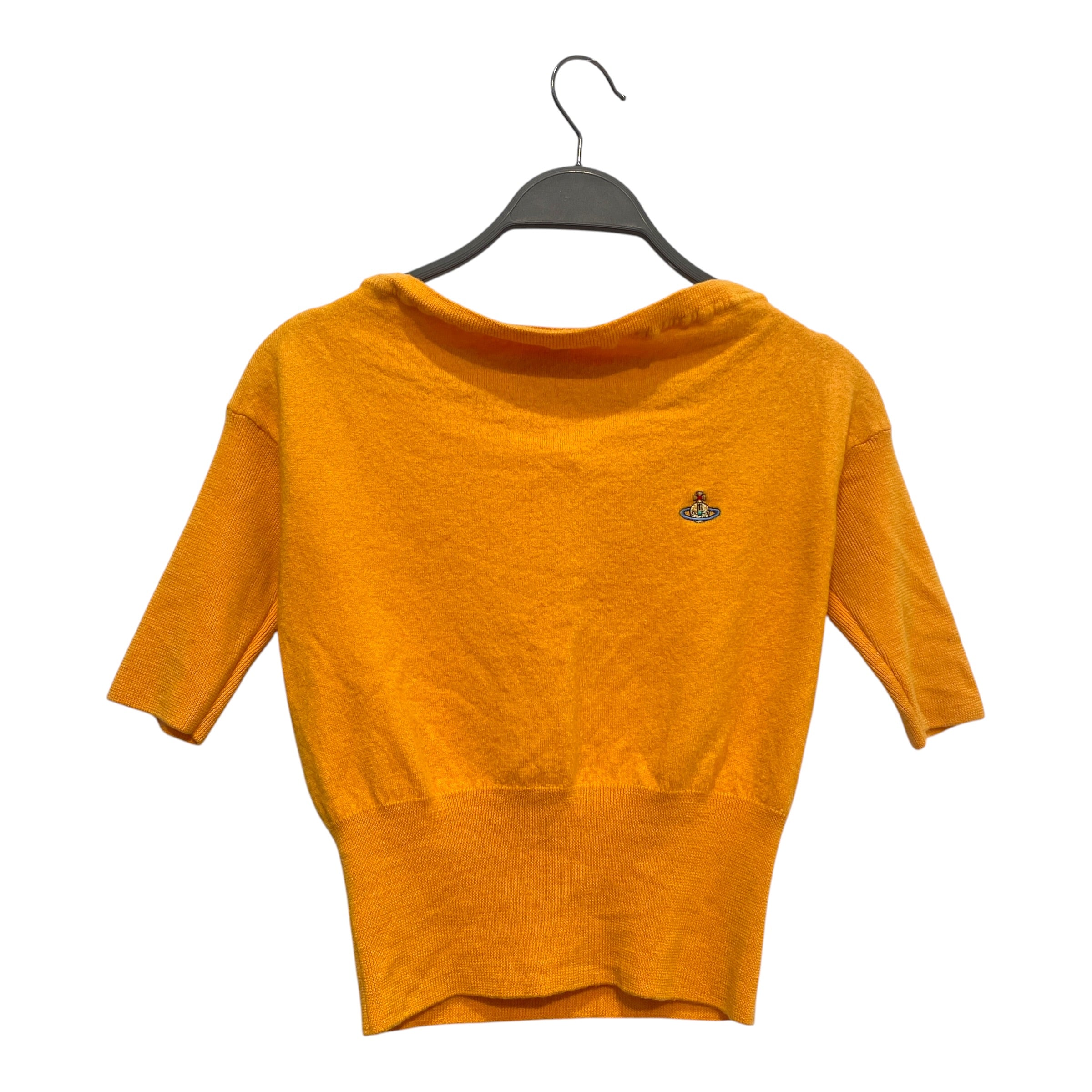 Vivienne Westwood/Cut & Sew/S/Wool/YEL/Mini Logo Sweater view 1