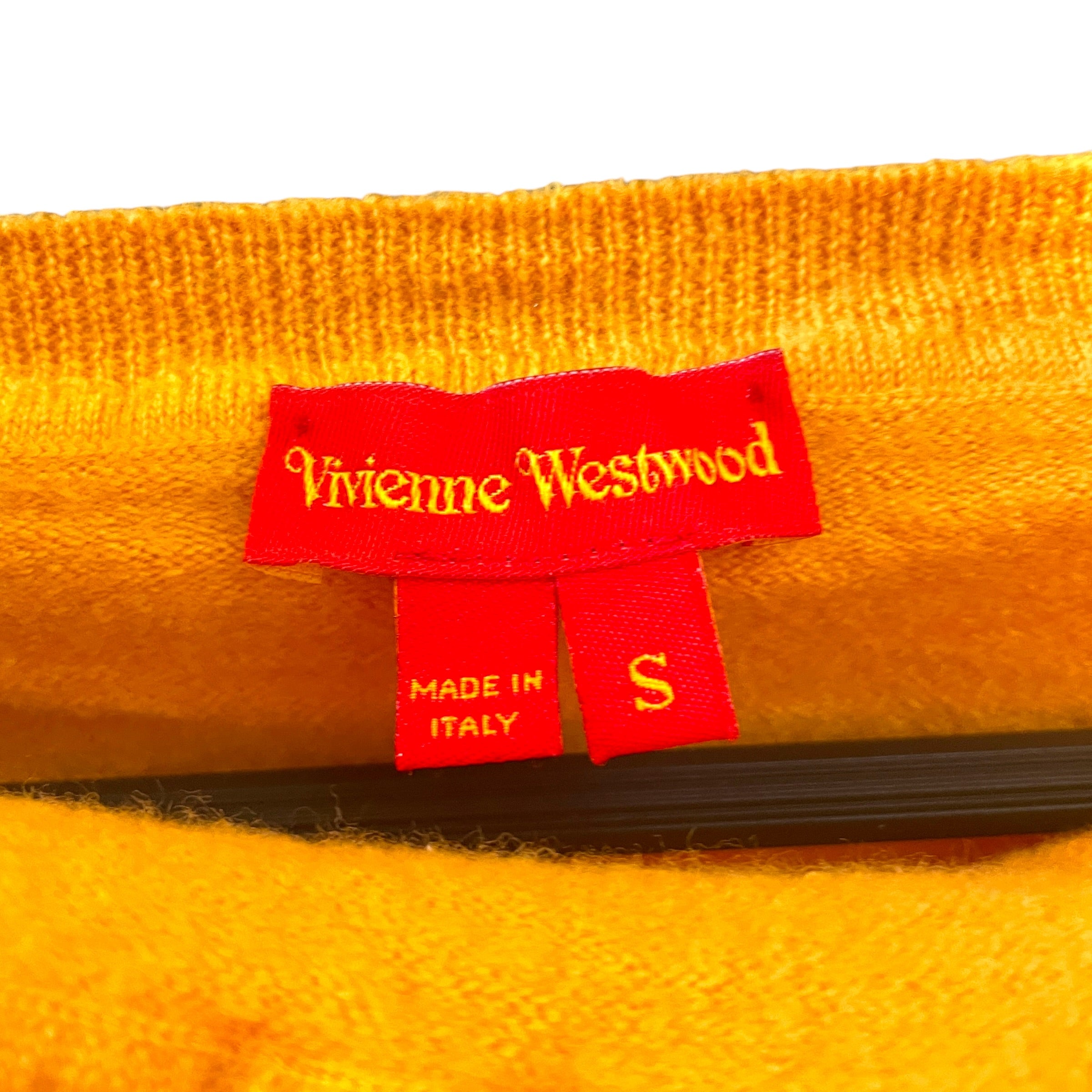 Vivienne Westwood/Cut & Sew/S/Wool/YEL/Mini Logo Sweater view 3