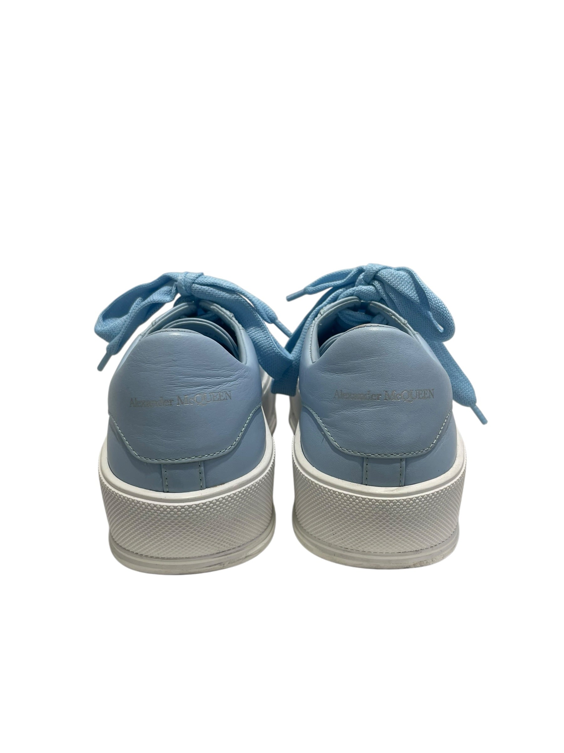 Alexander McQueen/Low-Sneakers/EU 38.5/Leather/BLU/TRAINERS/BABY BLUE view 4