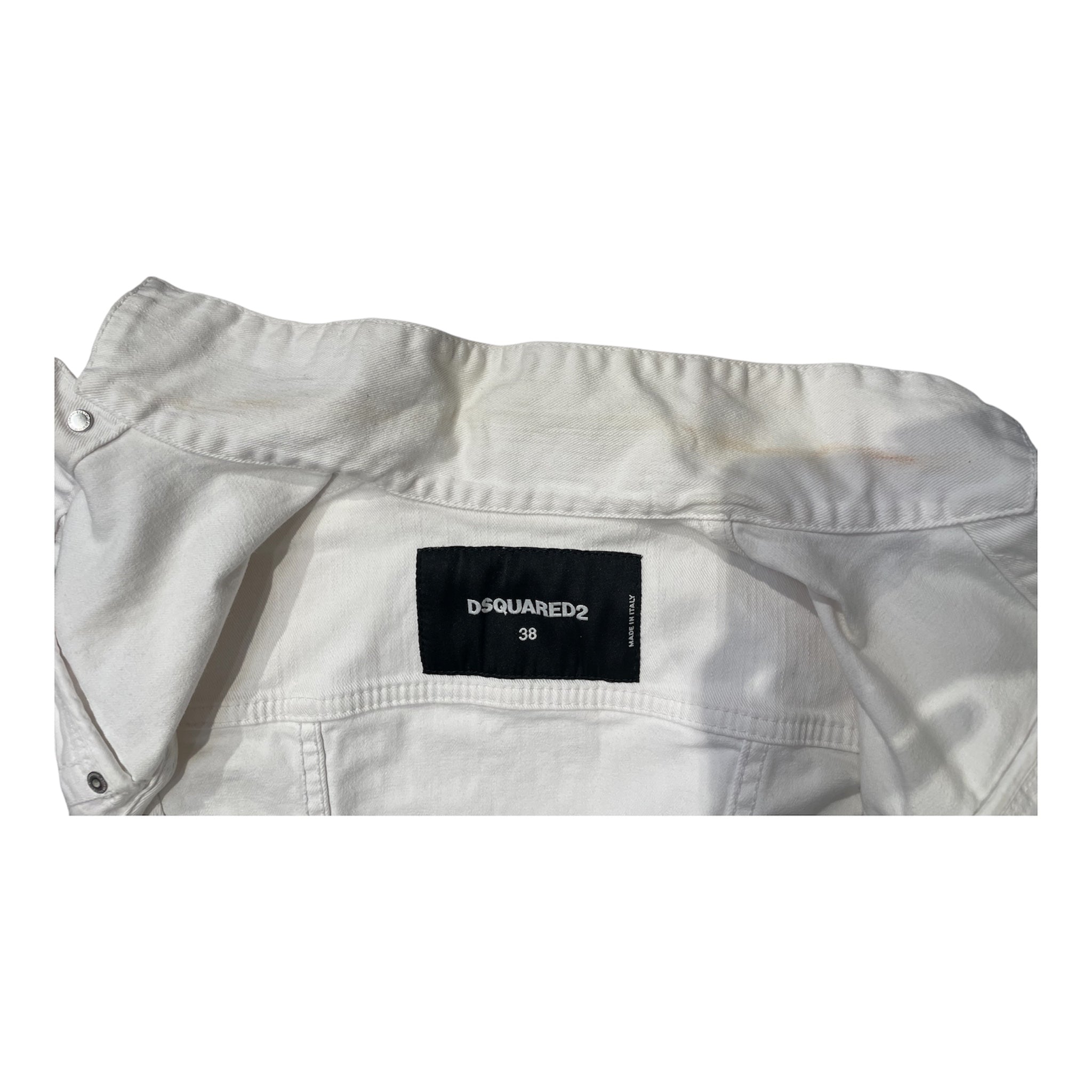 DSQUARED2/Vest/38/Denim/WHT/denim vest view 5