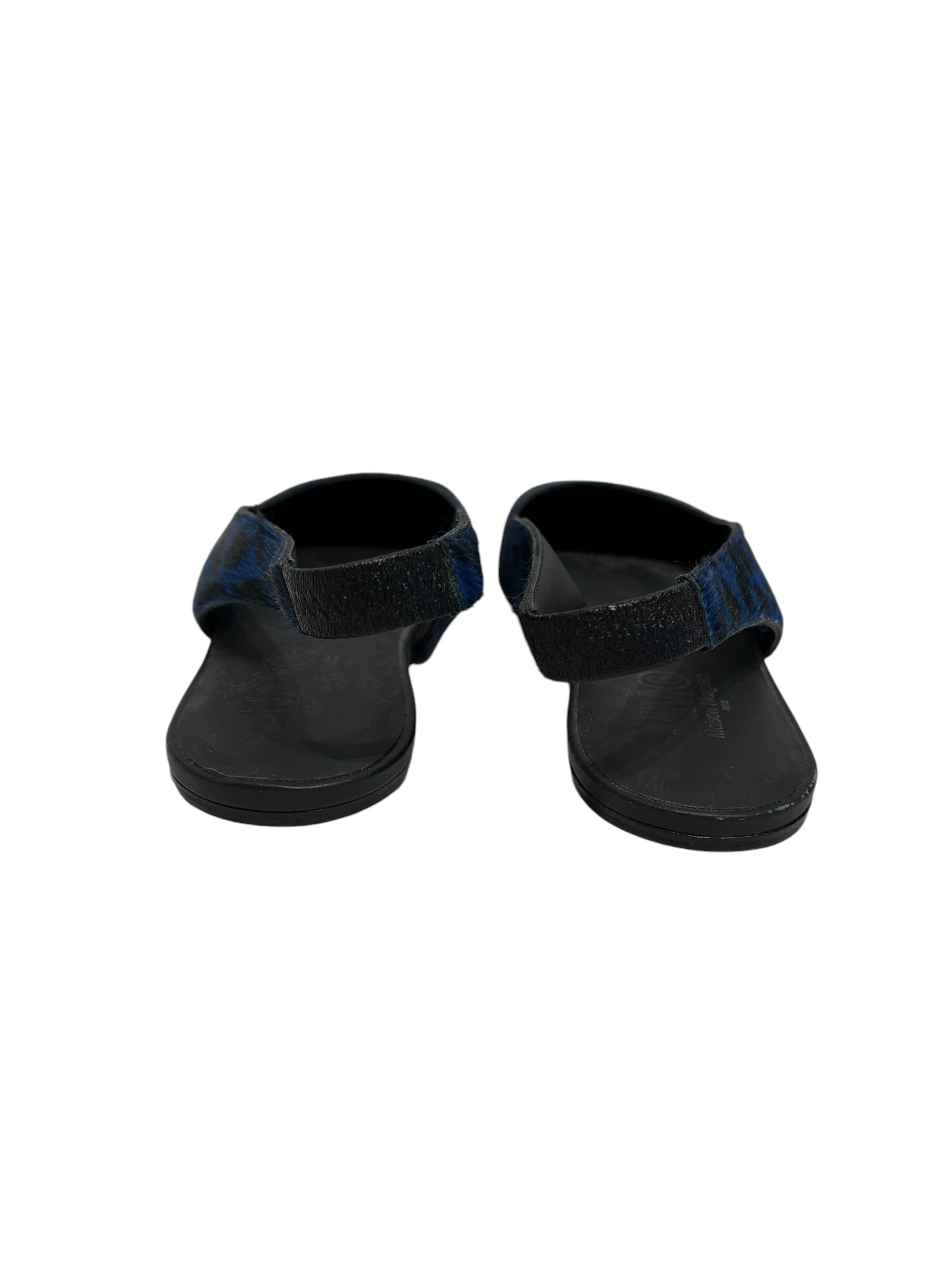 MM6/Flat Shoes/EU 37/Animal Pattern/Fur/BLU/PONY HAIR LEOPARD PRINT FLATS view 3