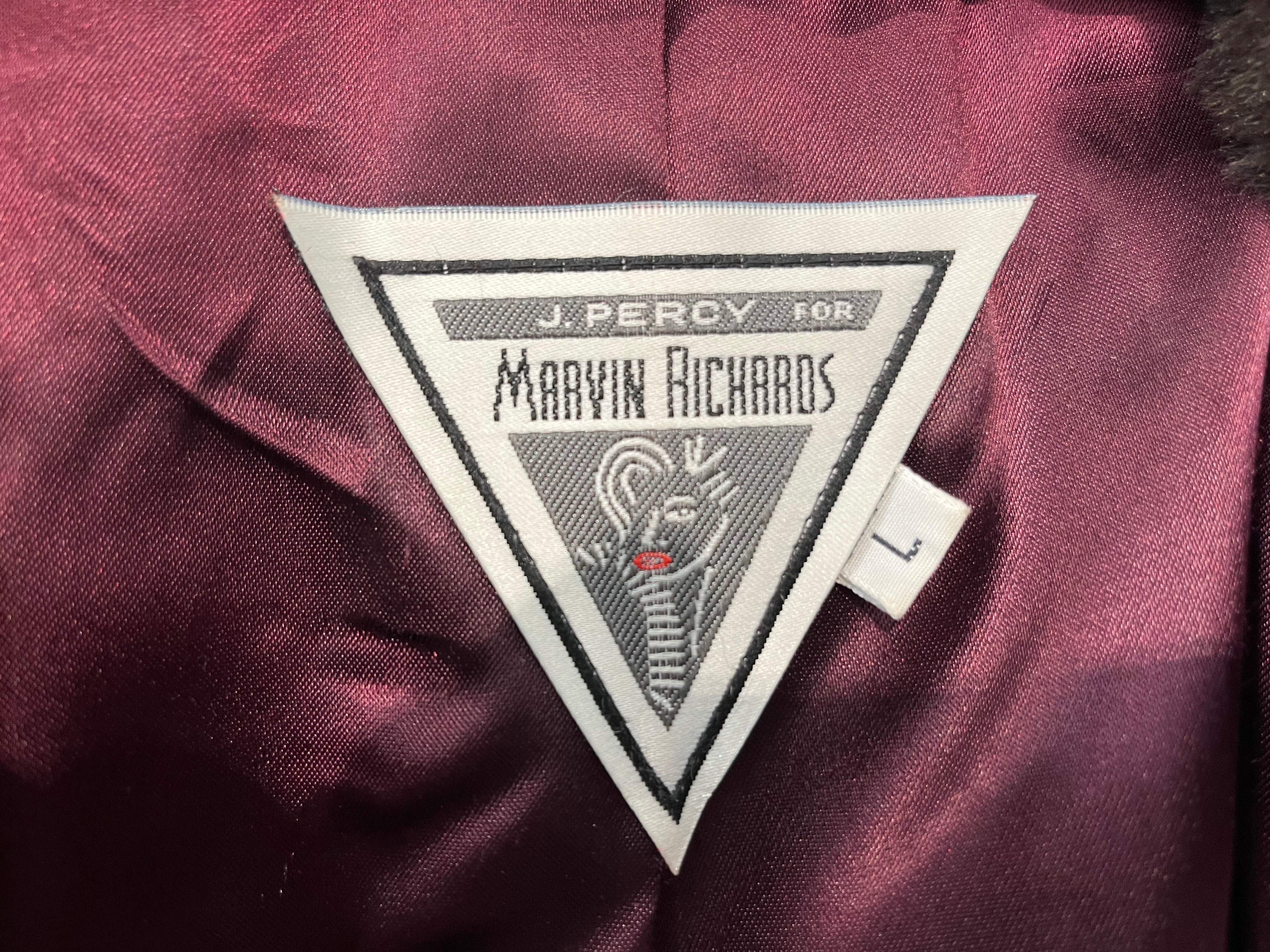 MARVIN RICHARDS/Coat/L/Fake Fur/BRW/Double Breasted/long fur coat (brwn) view 3