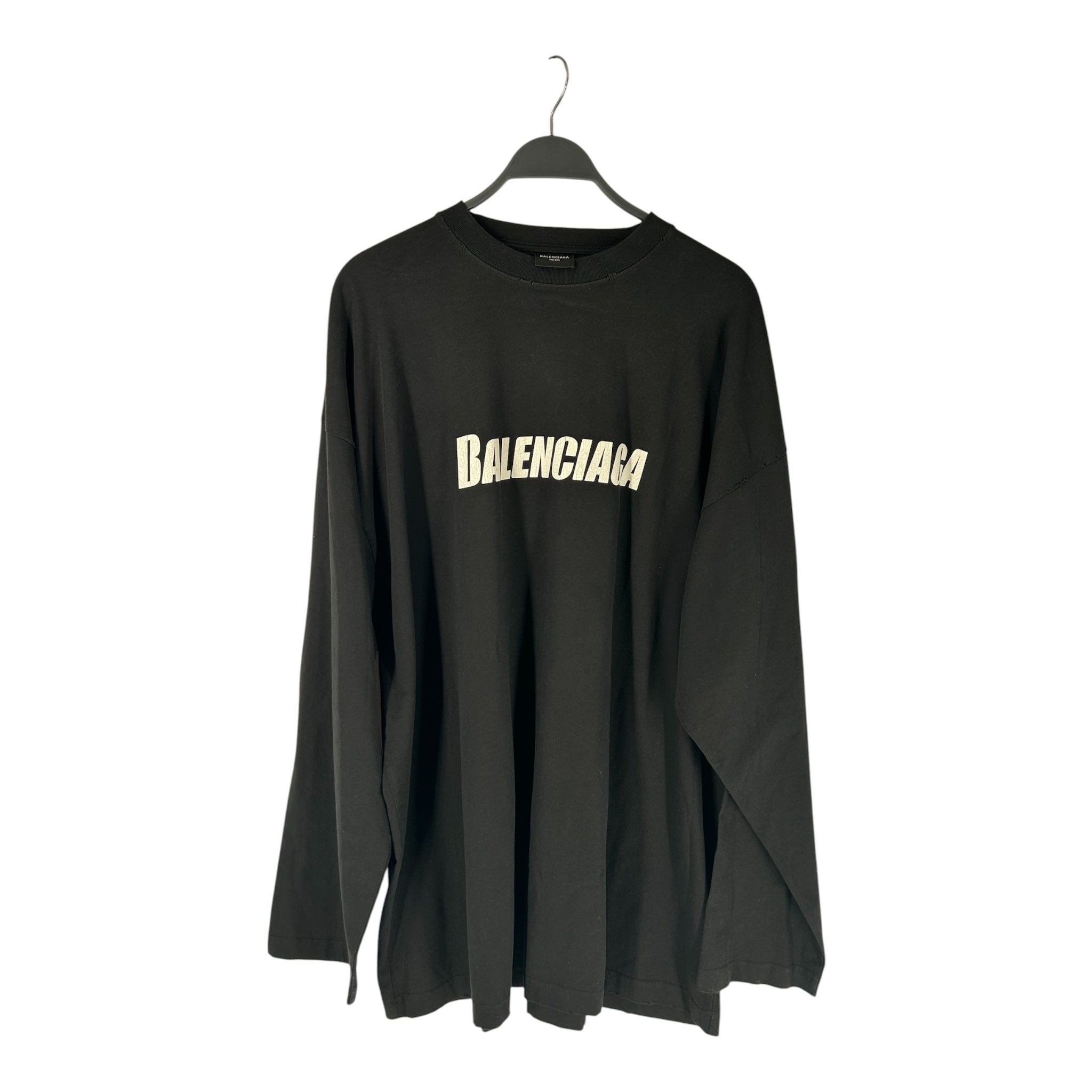 BALENCIAGA/LS T-Shirt/4/Cotton/BLK/JP57 2022 01627 view 1
