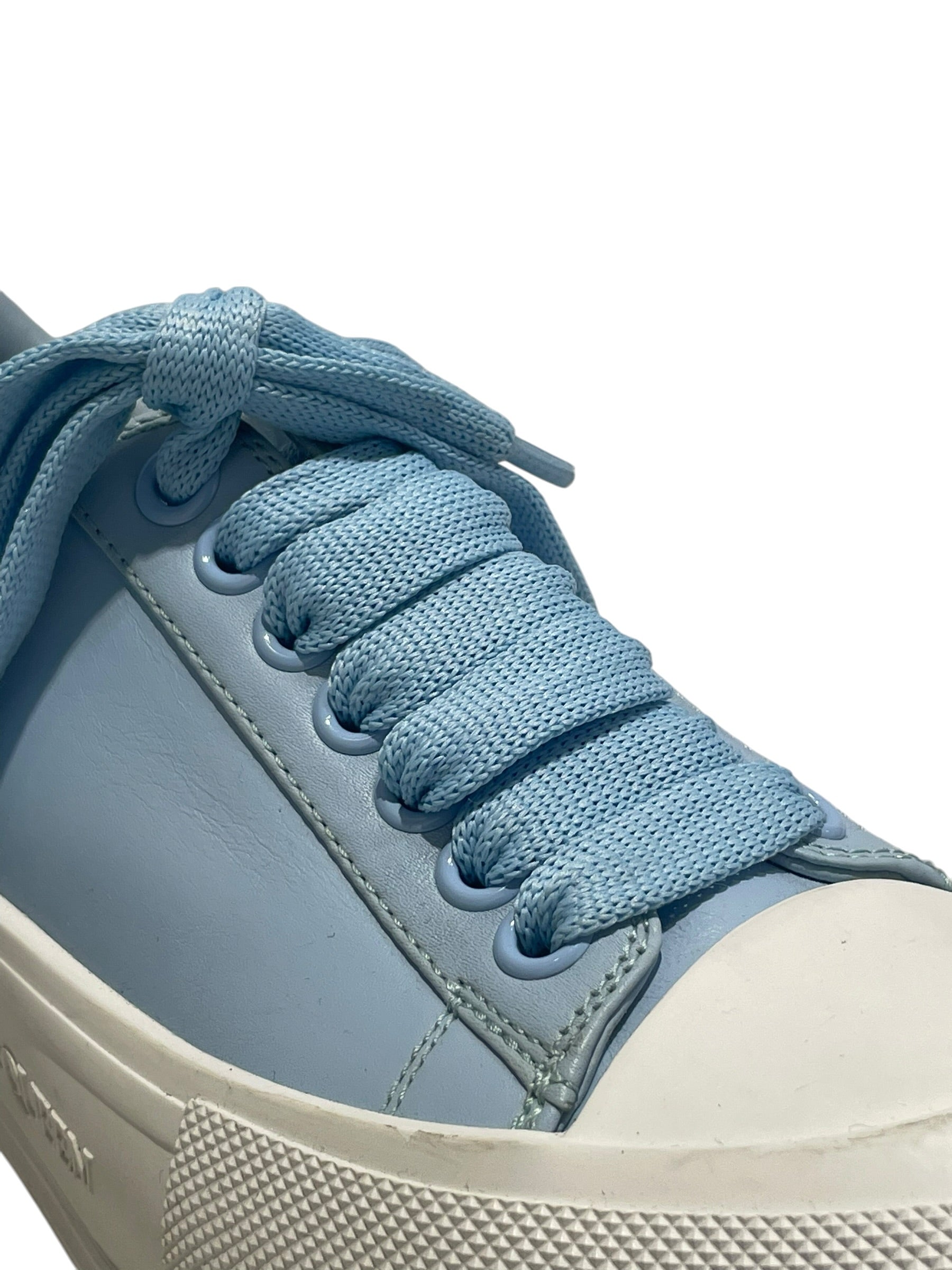 Alexander McQueen/Low-Sneakers/EU 38.5/Leather/BLU/TRAINERS/BABY BLUE view 10