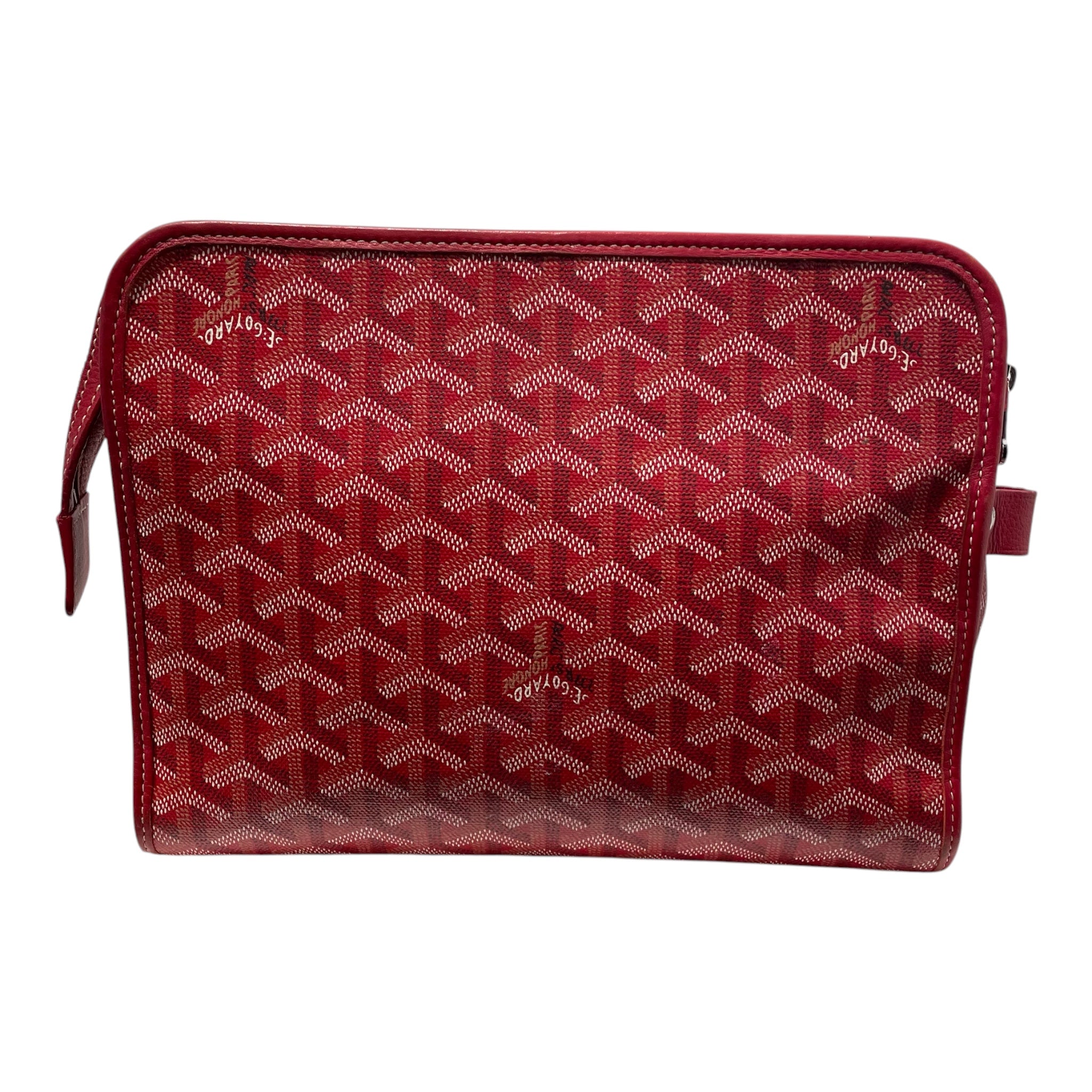 GOYARD/Pouch/All Over Print/Leather/RED/TOILETRY POUCH view 2