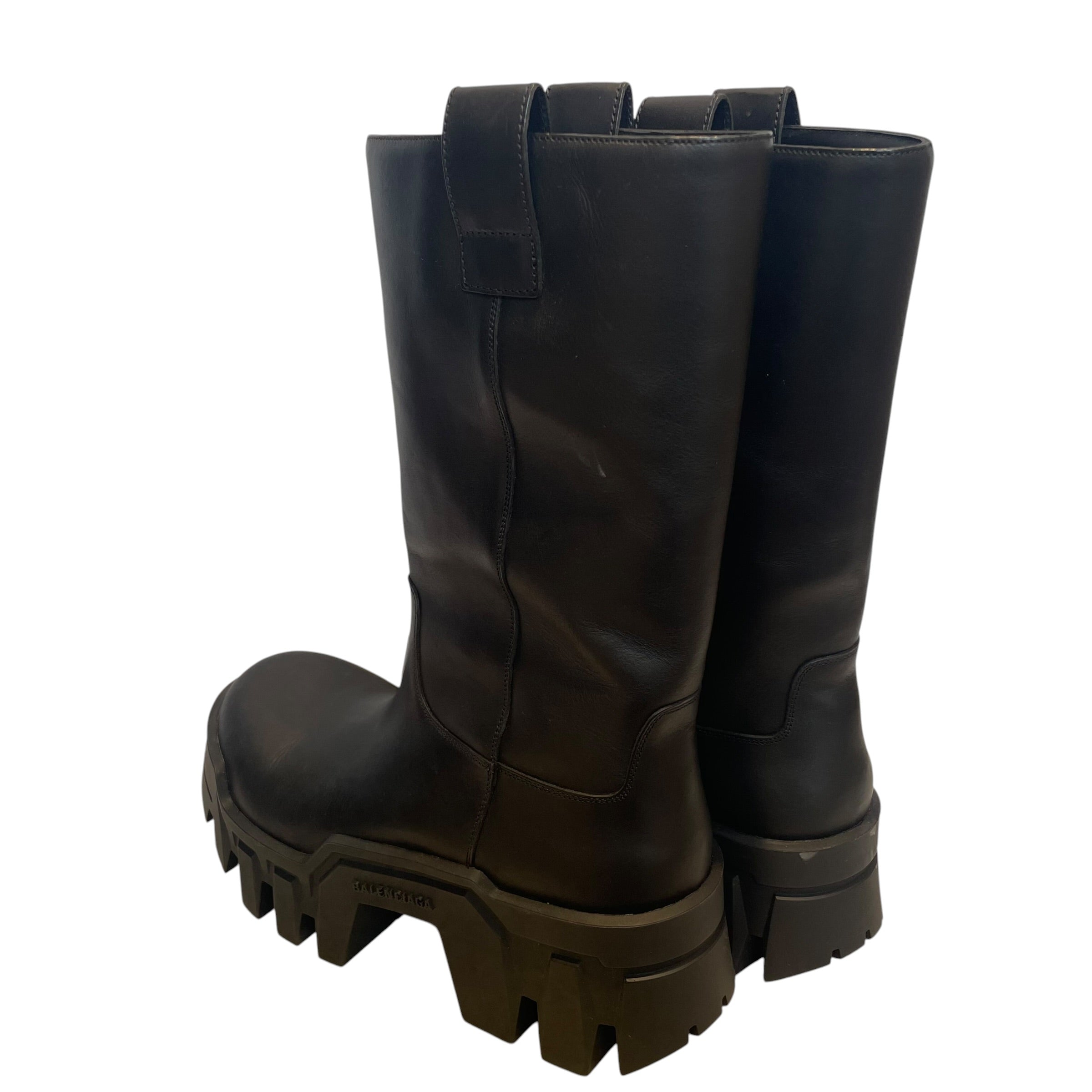 BALENCIAGA/Pull-On Boots/EU 40/Leather/BLK/BULLDOZER BOOTS view 2