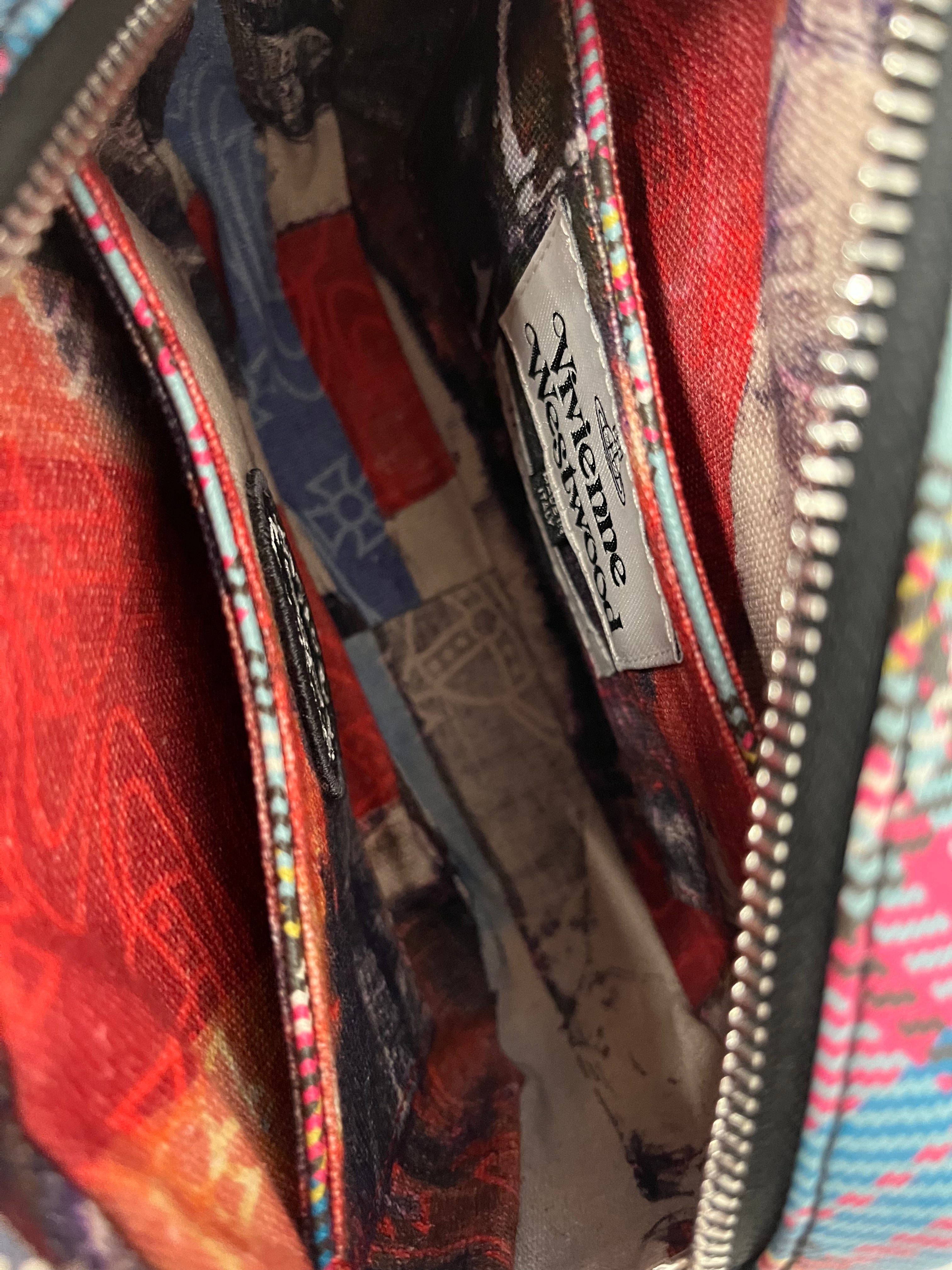 Vivienne Westwood/Cross Body Bag/Tartan/Leather/BLU/PLAID TARTAN CROSSBODY view 4