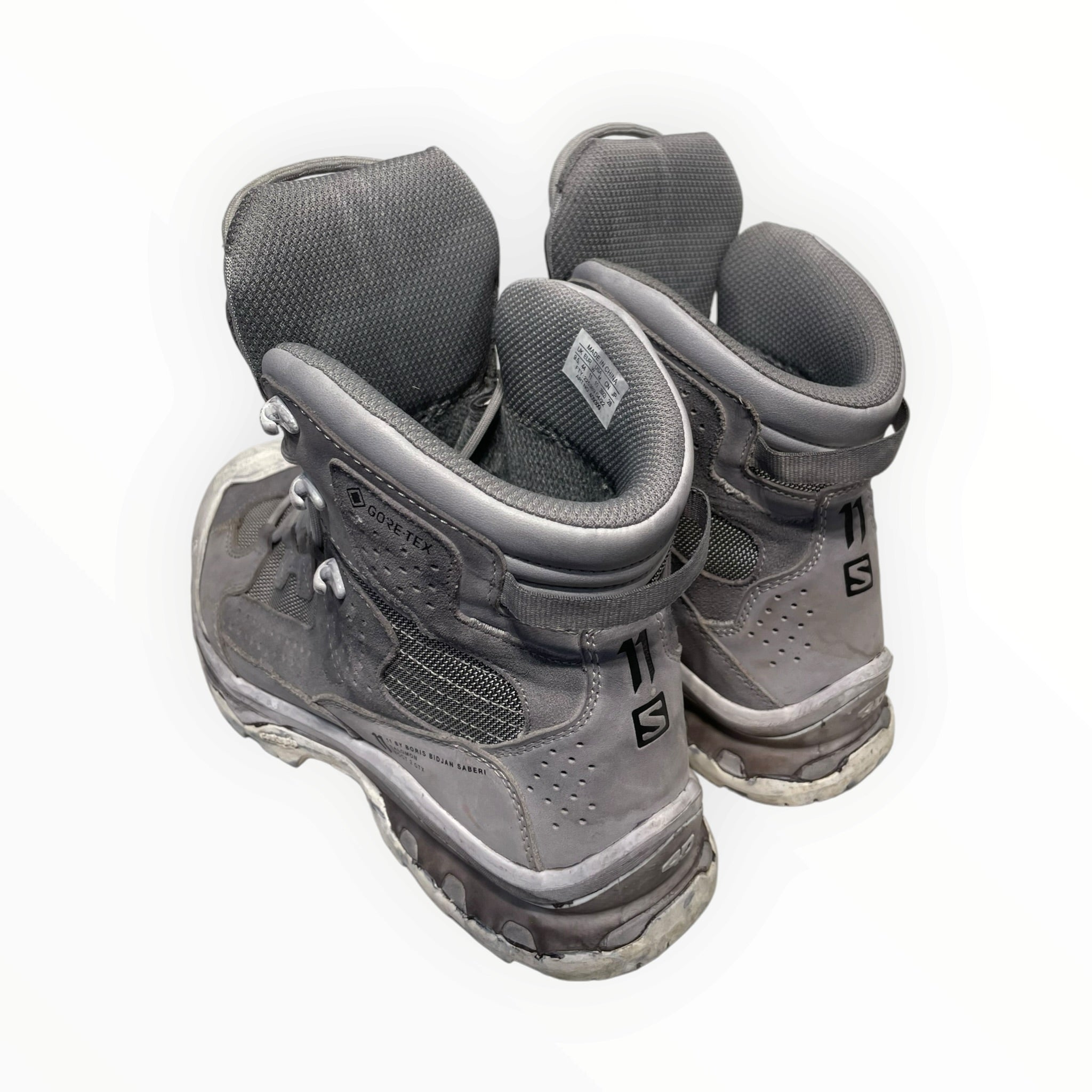 11 By Boris Bidjan Saberi/Hi-Sneakers/US 10/Suede/GRY/Salomon Collab view 2