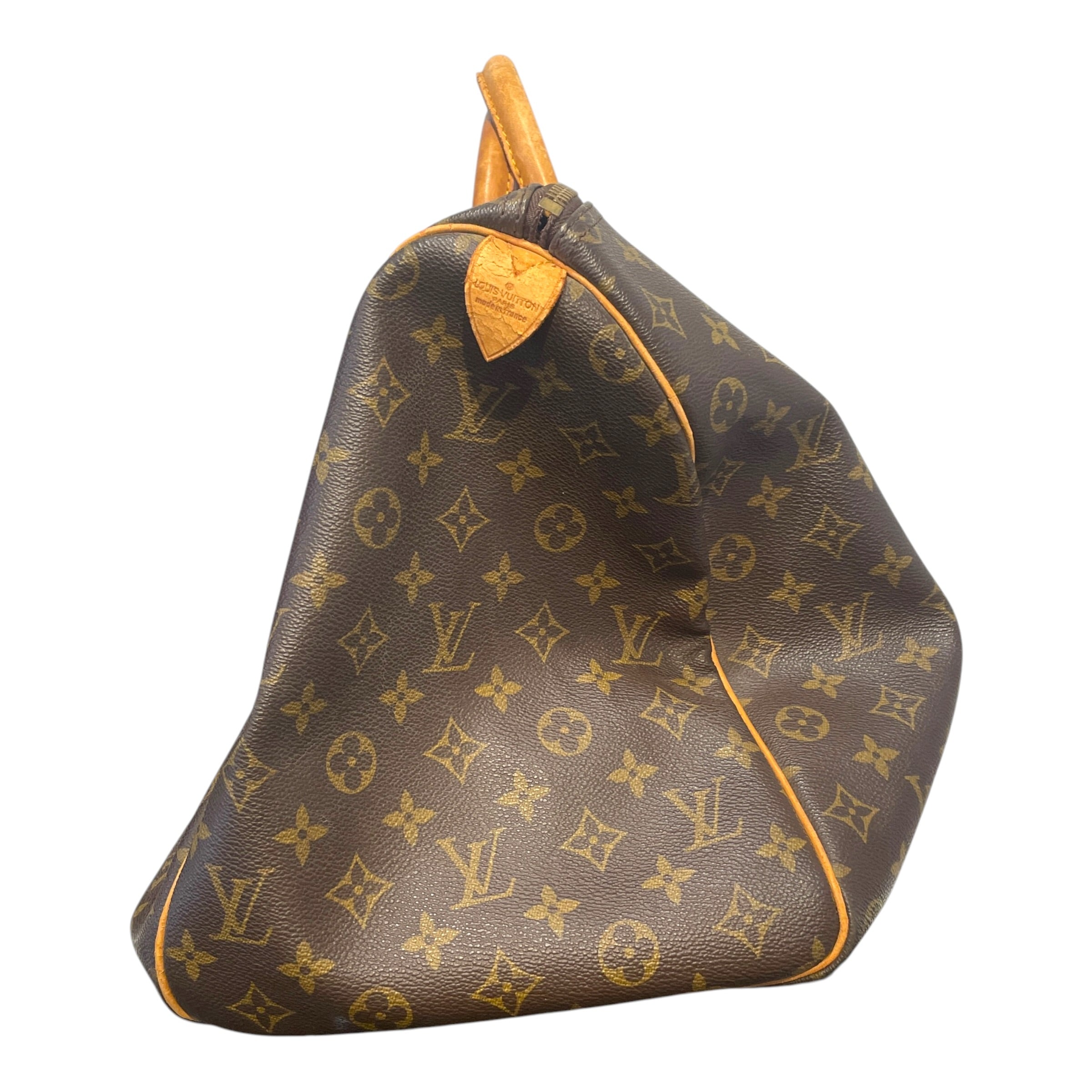 LOUIS VUITTON/Luggage/Monogram/Leather/BRW/Keepall Duffle Bag 50 view 2