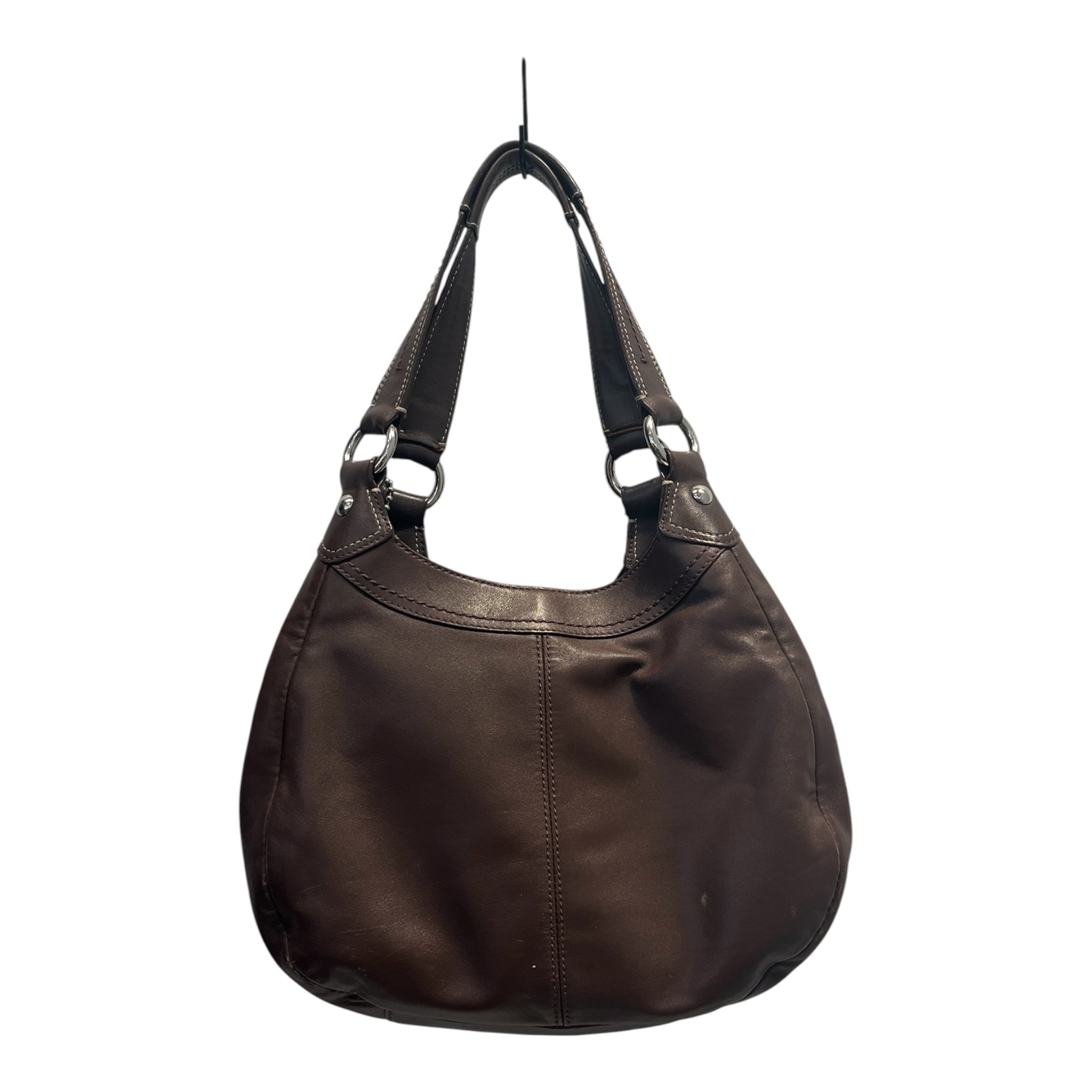 COACH/Hand Bag/Leather/BRW/hobo view 2