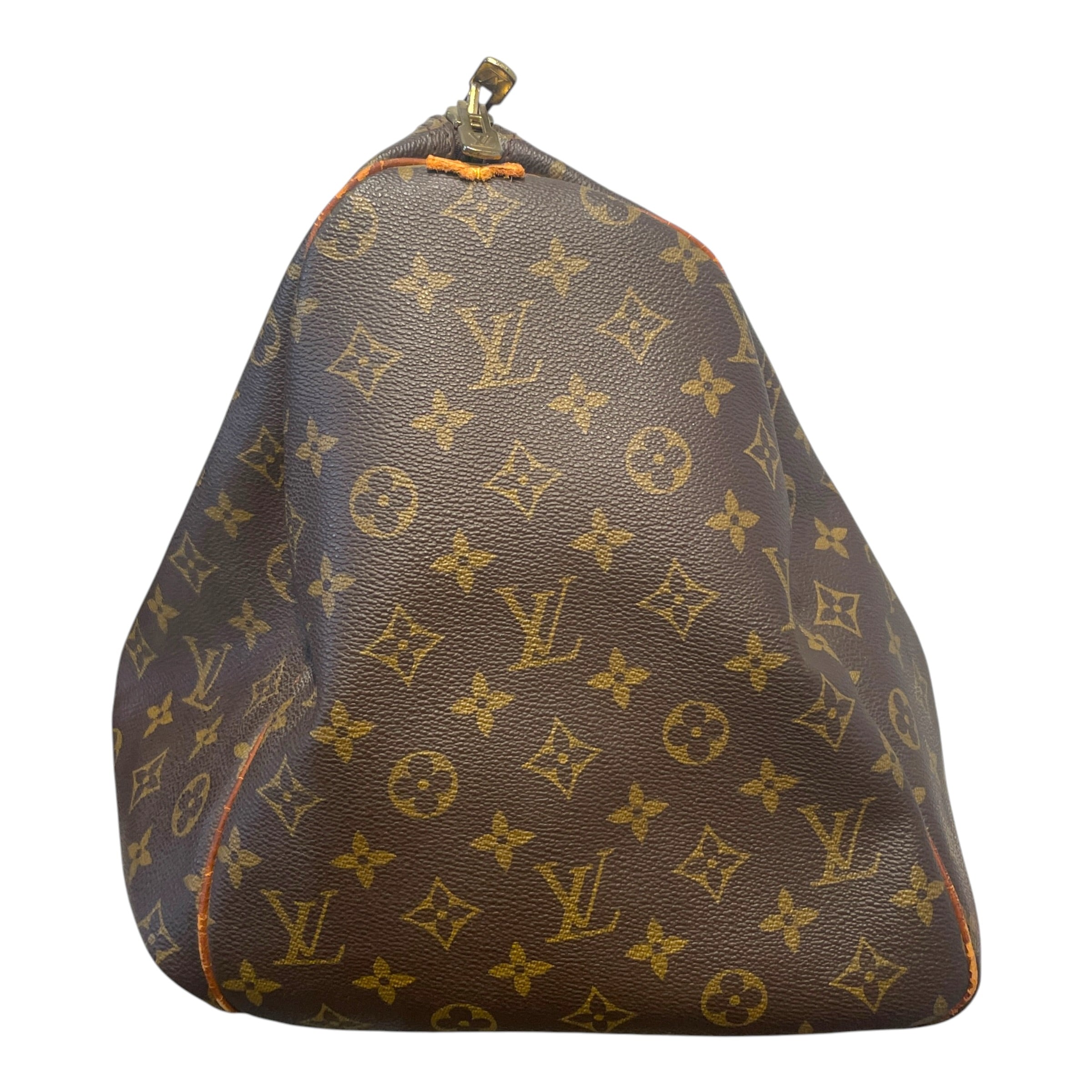LOUIS VUITTON/Luggage/Monogram/Leather/BRW/Keepall Duffle Bag 50 view 5