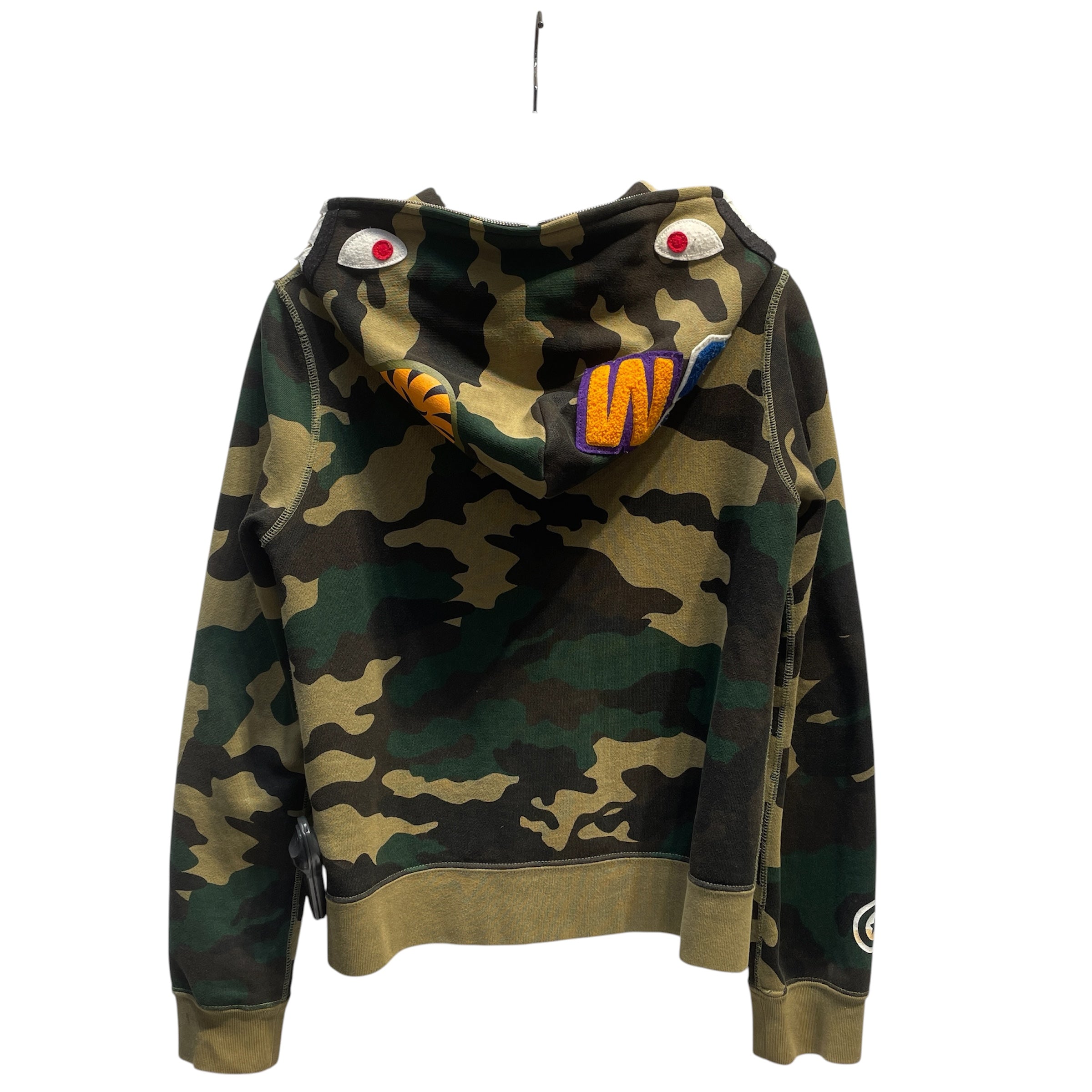 A BATHING APE/Zip Up Hoodie/XXS/Camouflage/Cotton/GRN/ view 2