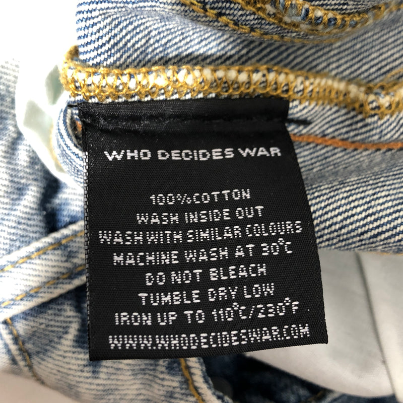 WHO DECIDES WAR/Bootcut Pants/28/Denim/BLU/BEADED JEANS