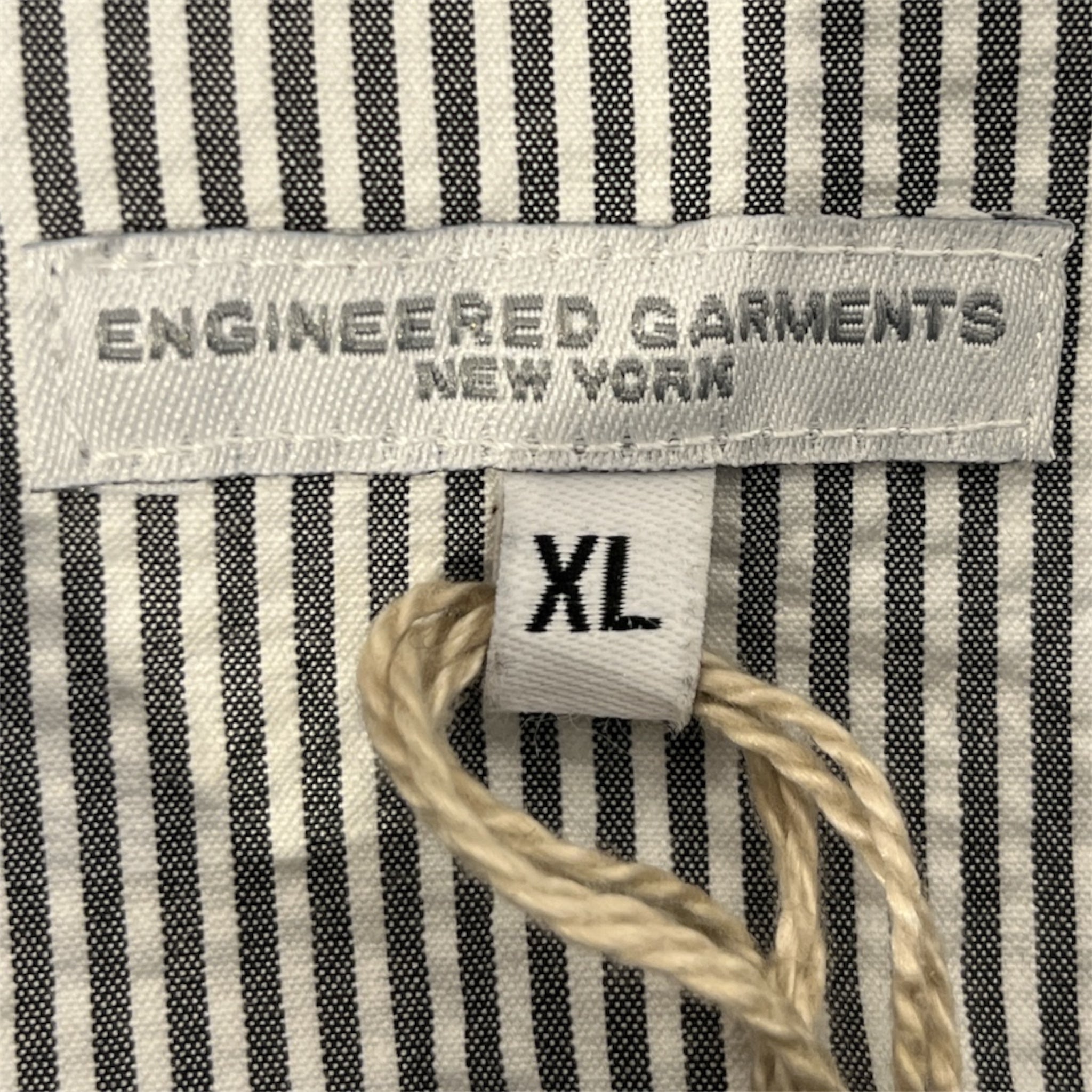 Engineered Garments/Jacket/XL/Cotton/WHT/Stripe/NVY COLLAR STRIPES view 3