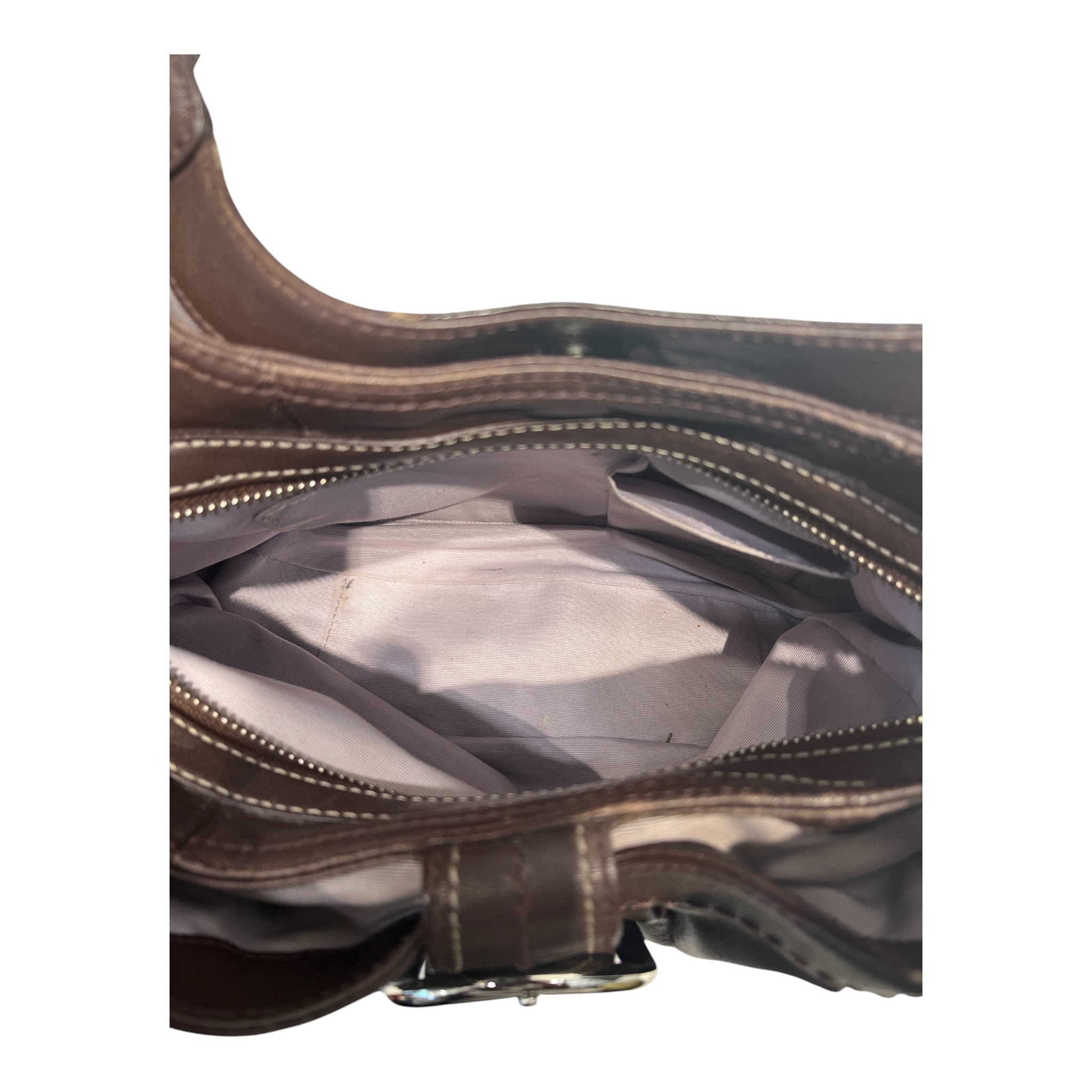 COACH/Hand Bag/Leather/BRW/hobo view 4