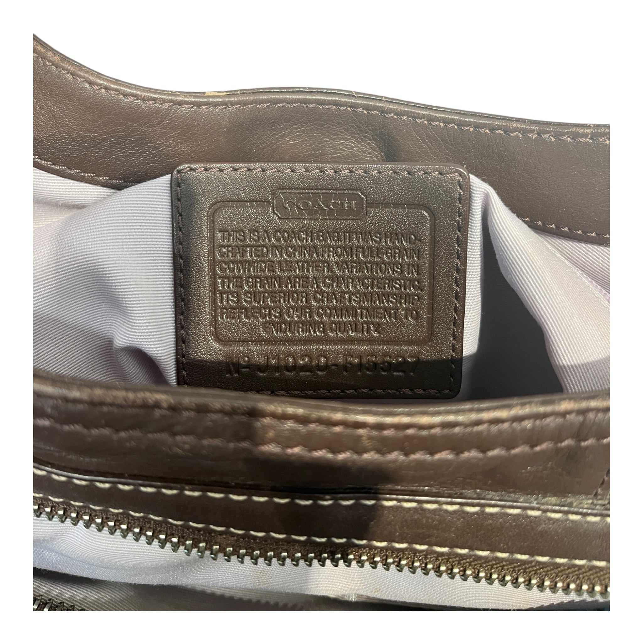 COACH/Hand Bag/Leather/BRW/hobo view 5