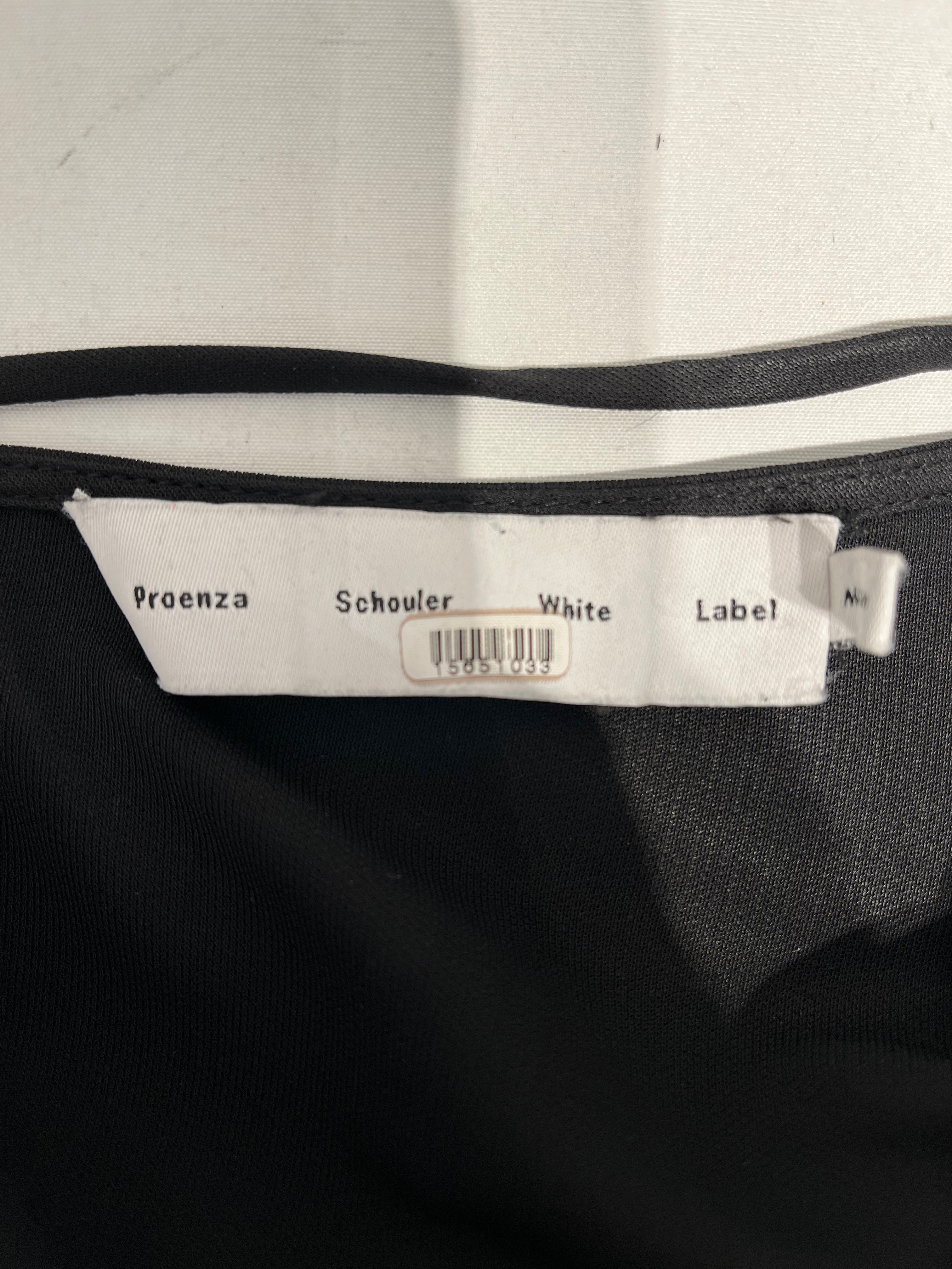 PROENZA SCHOULER/LS Dress/10/Nylon/BLK/ view 3