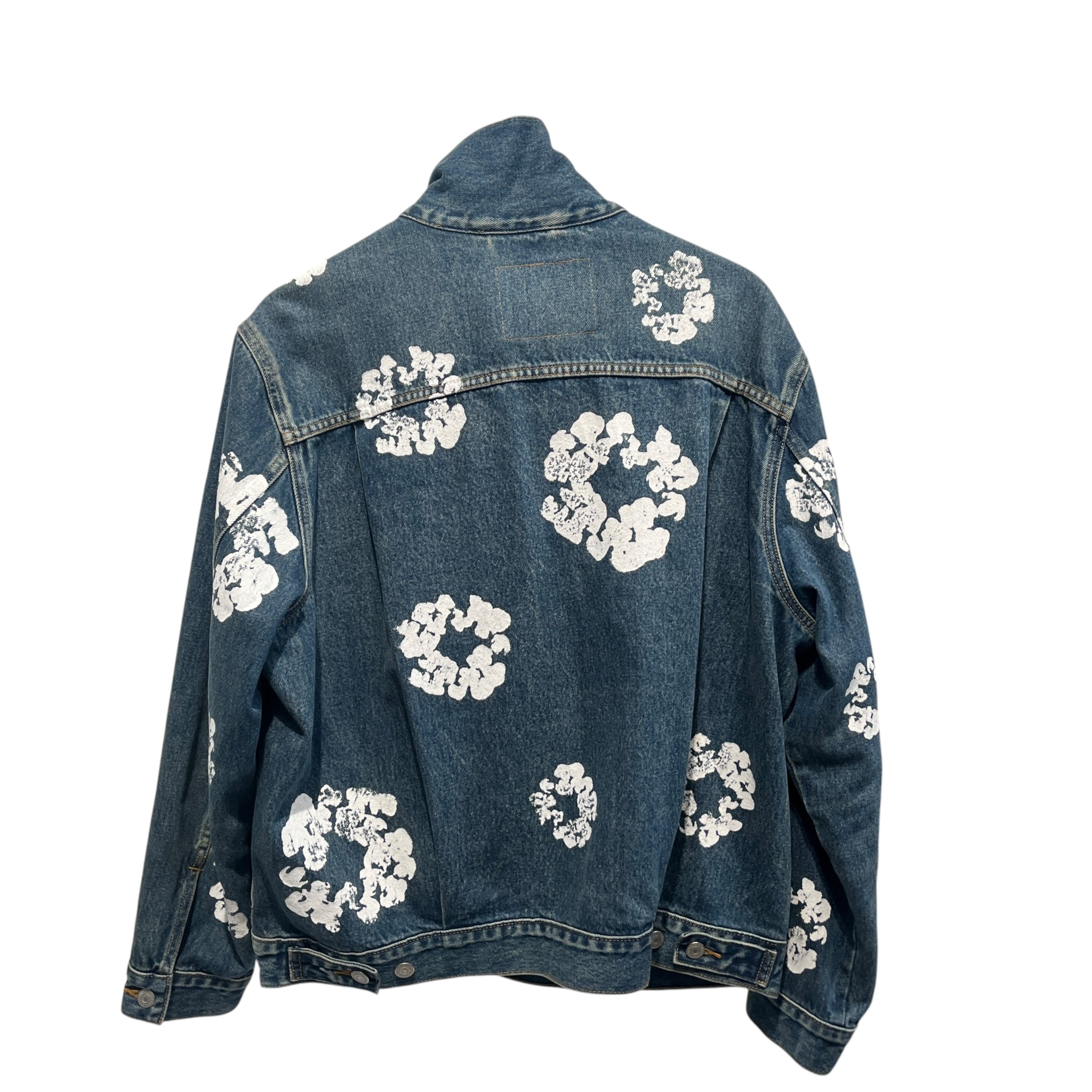 DENIM TEARS/Levi's/Denim Jkt/L/Cotton/BLU/All Over Print/ view 2