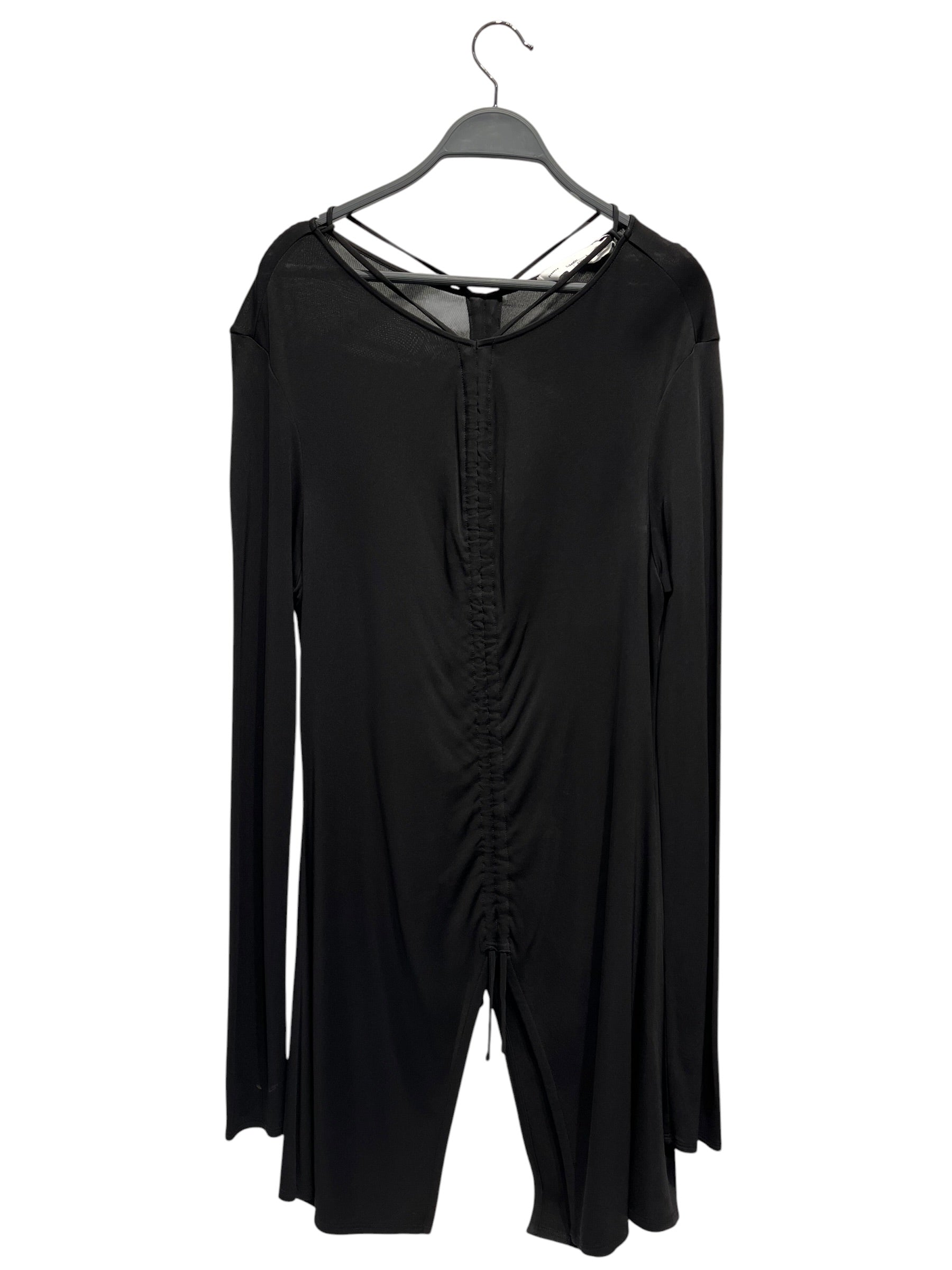 PROENZA SCHOULER/LS Dress/10/Nylon/BLK/ view 1