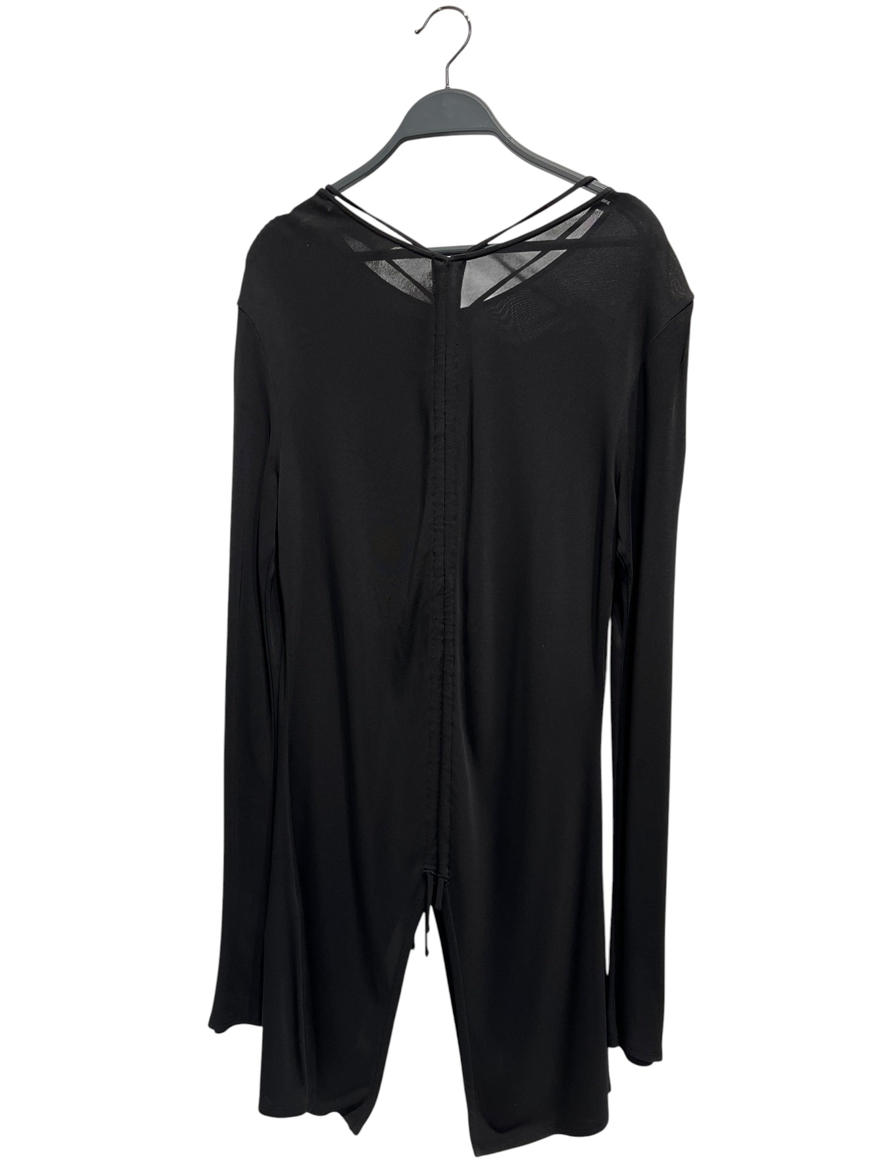 PROENZA SCHOULER/LS Dress/10/Nylon/BLK/ view 2