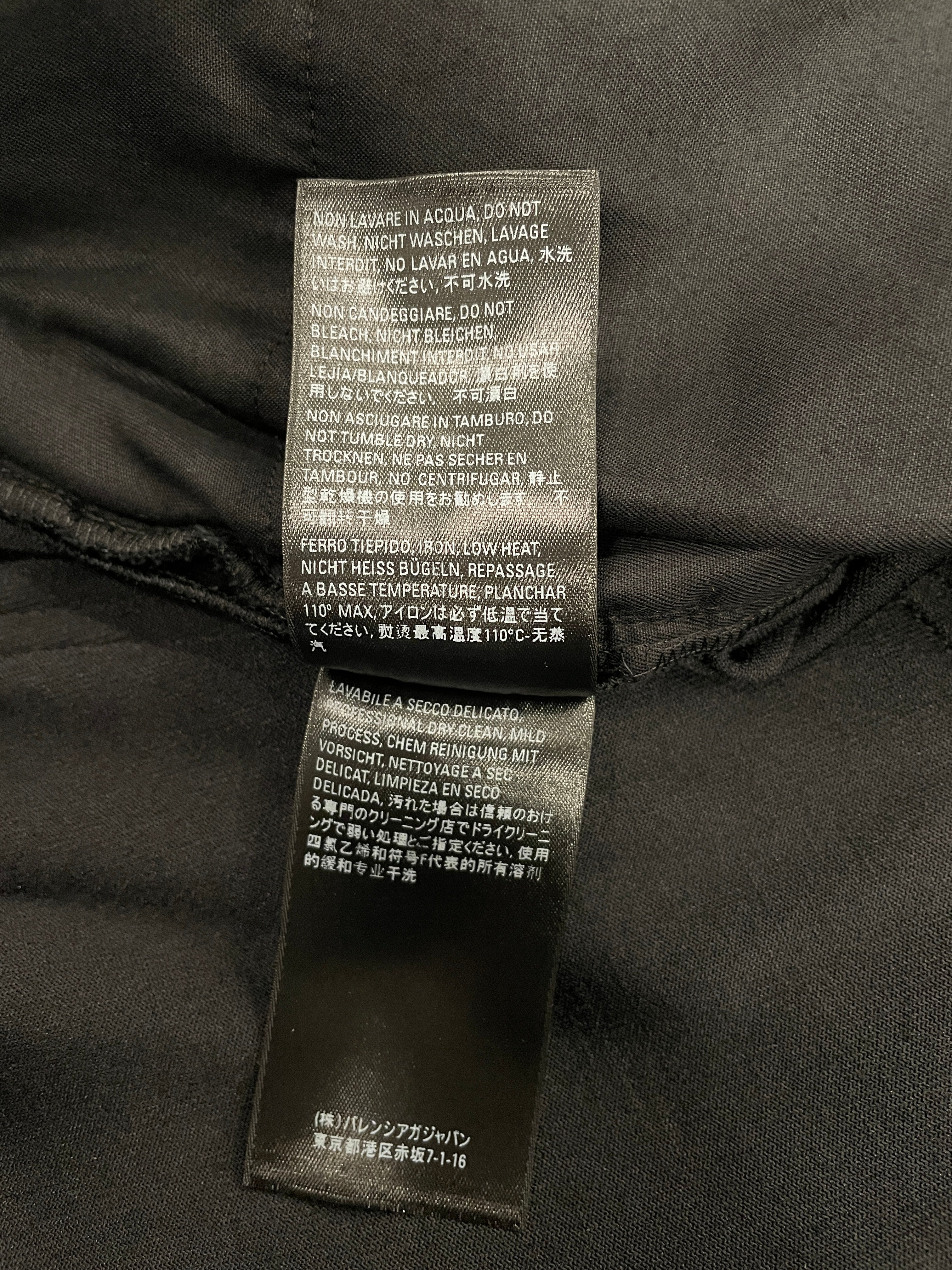 BALENCIAGA/Straight Pants/40/Velour/BLK/2020 VELVET 5 POCKET IKRAM view 7