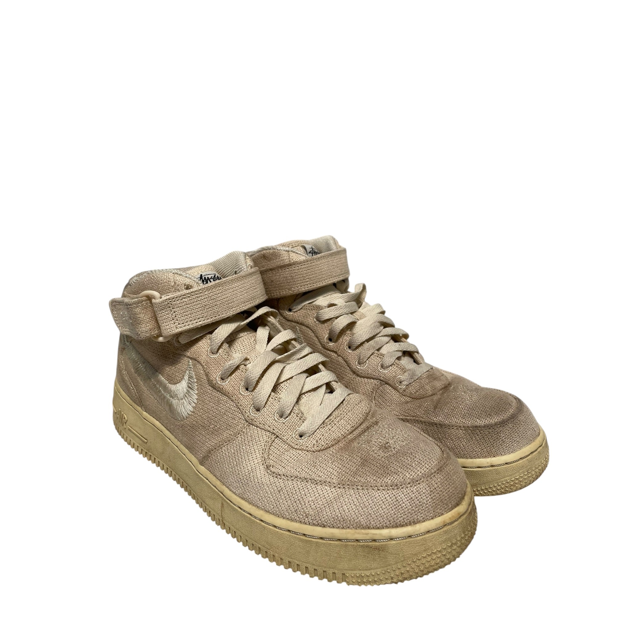 STUSSY/NIKE/Hi-Sneakers/US 11/Cotton/CRM/DJ7841-200 view 1