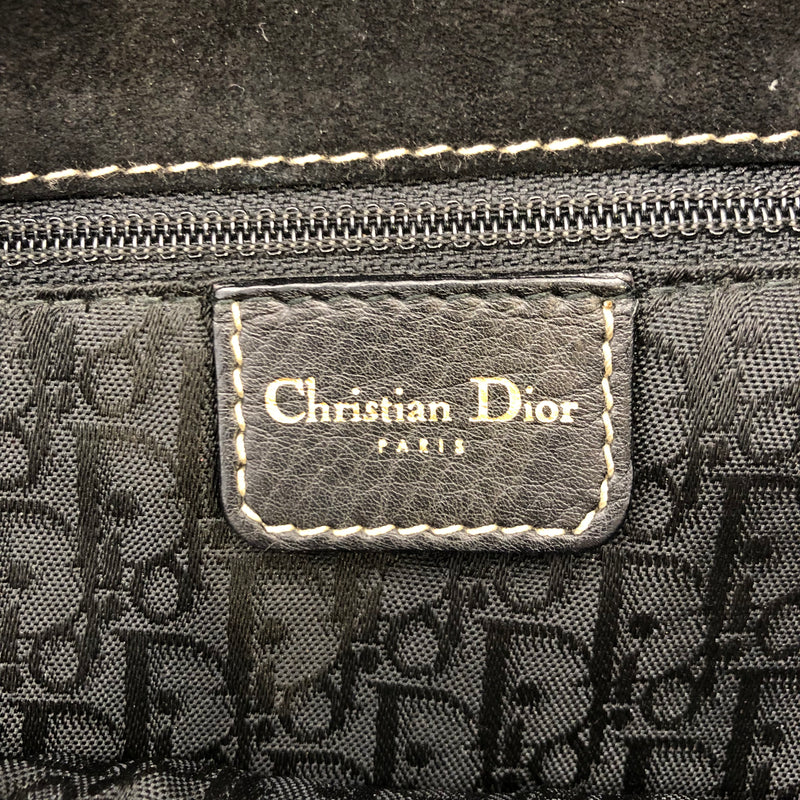 Christian Dior/Cross Body Bag/M/Leather/BLK/