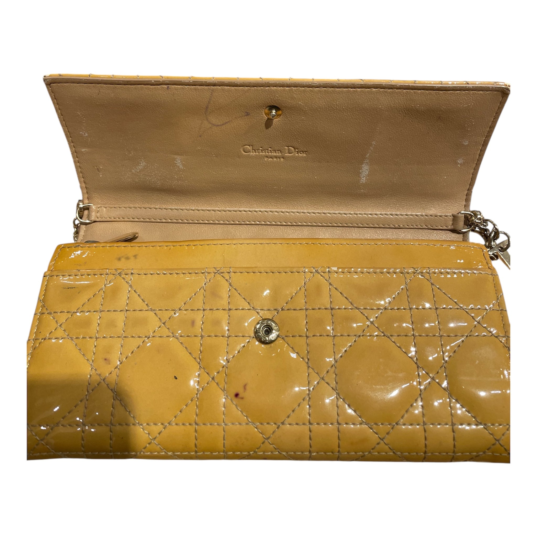 Christian Dior/Bag/Leather/CML/PATENT CANNAGE LADY DIOR view 6