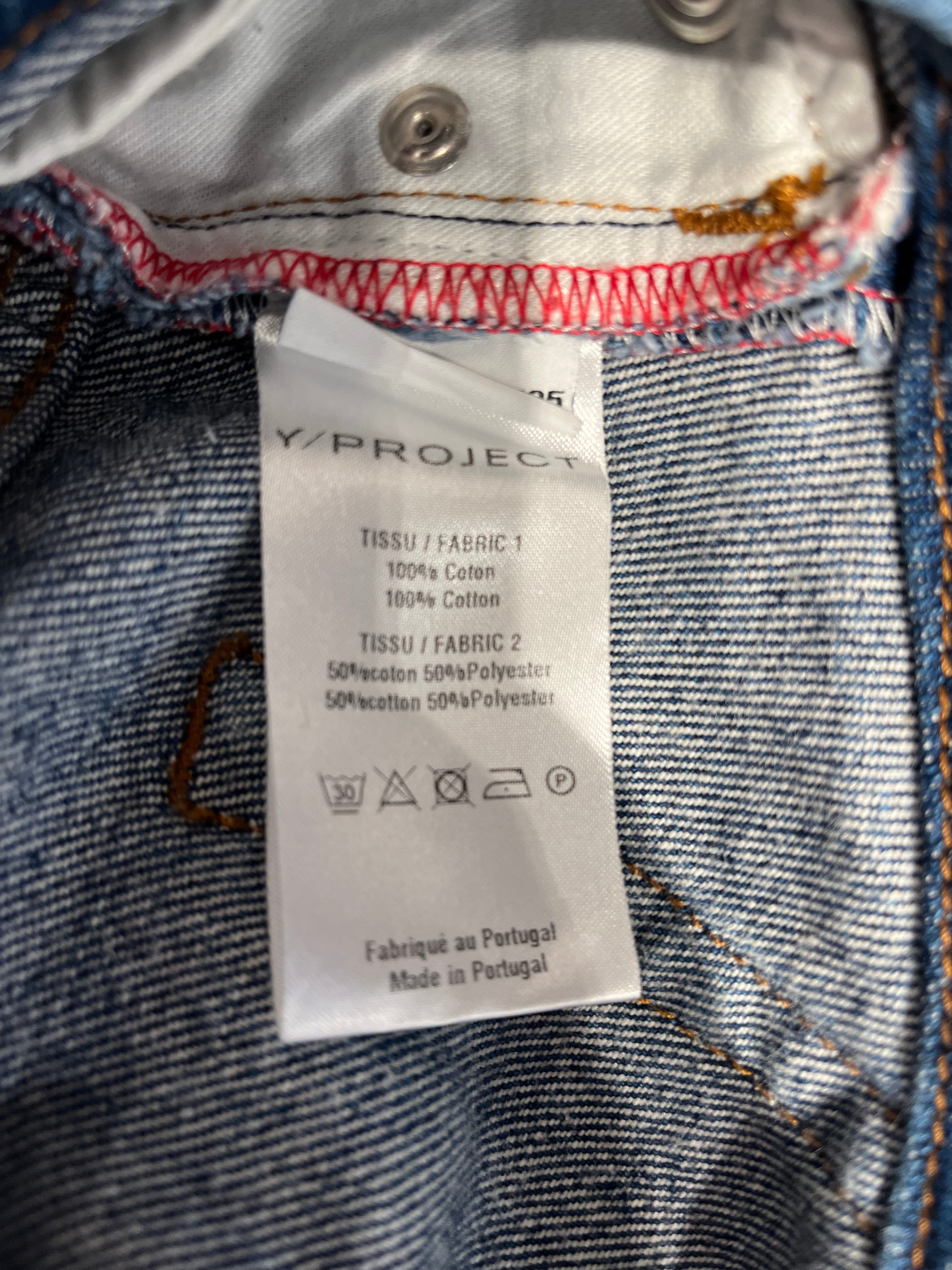 Y/PROJECT/Skirt/25/Denim/BLU/Mini Length/SHORTS REMOVABLE SKIRT view 4