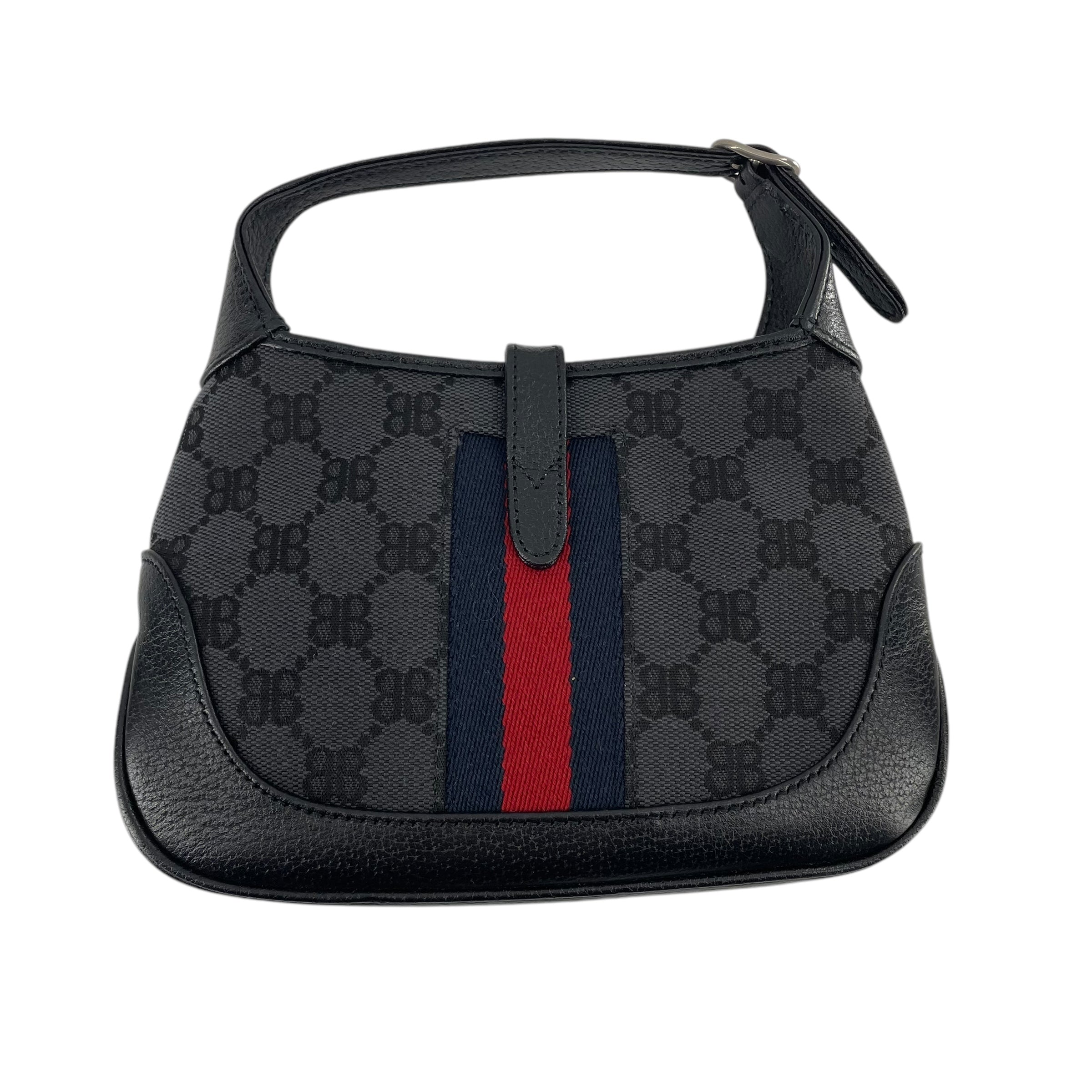 BALENCIAGA/GUCCI/Cross Body Bag/Monogram/Cotton/BLK/THE HACKER PROJECT/BB SUPREME view 2