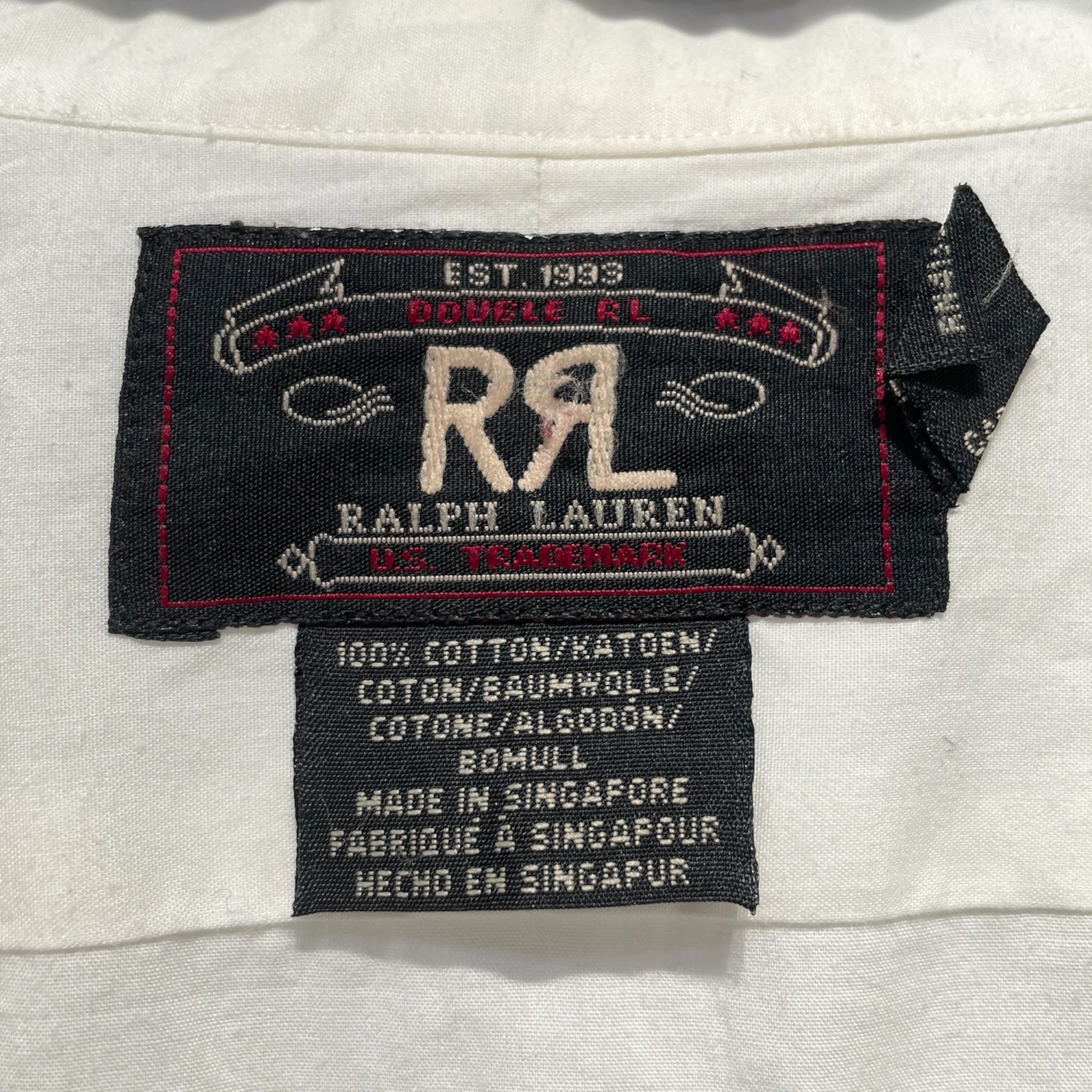 RRL/LS Shirt/L/Cotton/WHT/1200764883 view 4