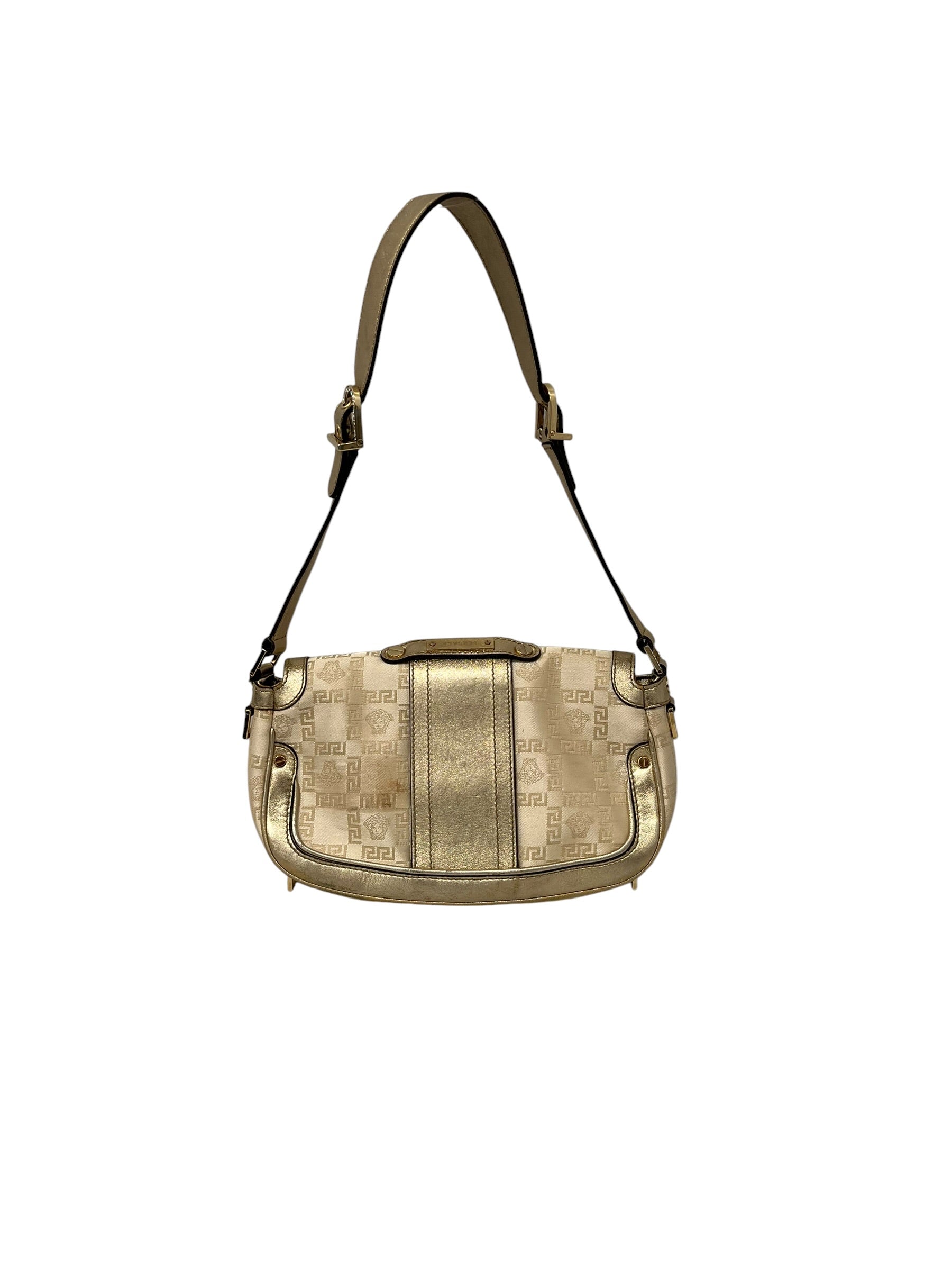 VERSACE/Bag/Monogram/Cotton/CRM/MONOGRAM SHOULDER BAG view 2