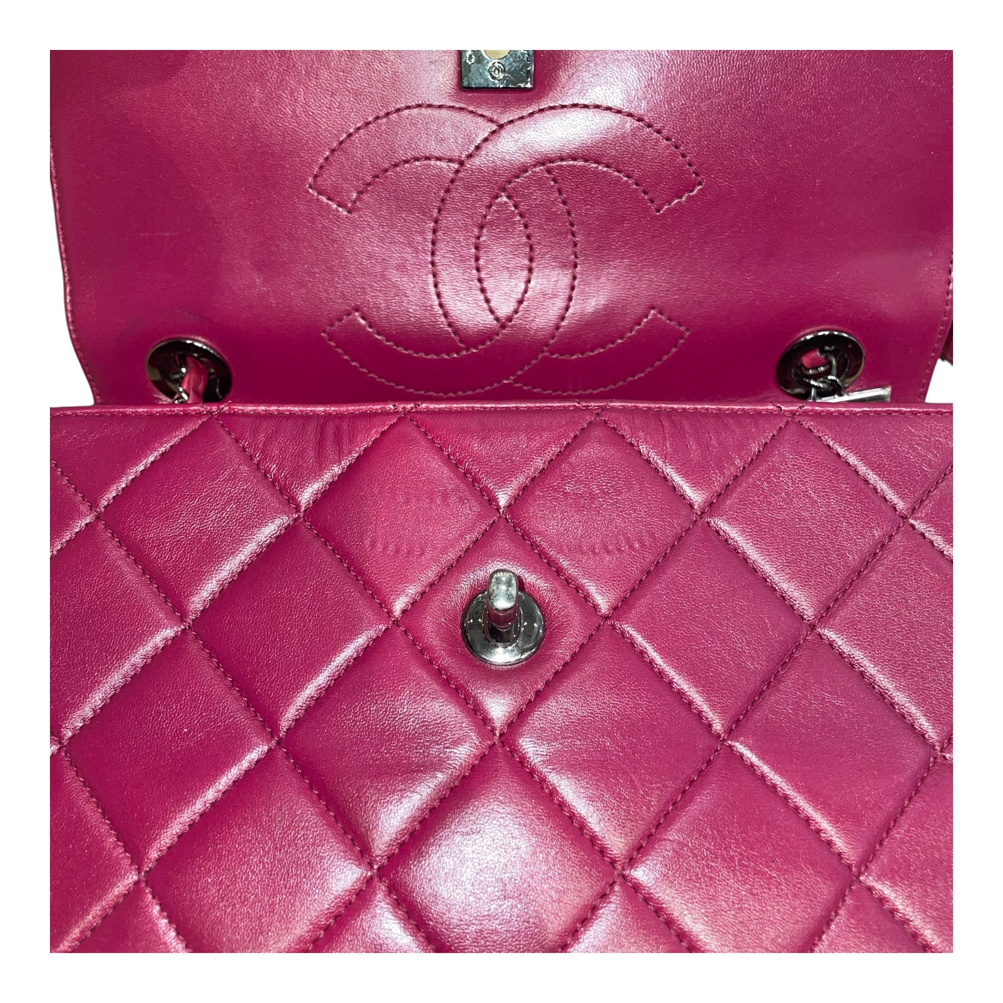 CHANEL/Cross Body Bag/Leather/BRD/TRENDY CC TOP HANDLE QUILTED view 6