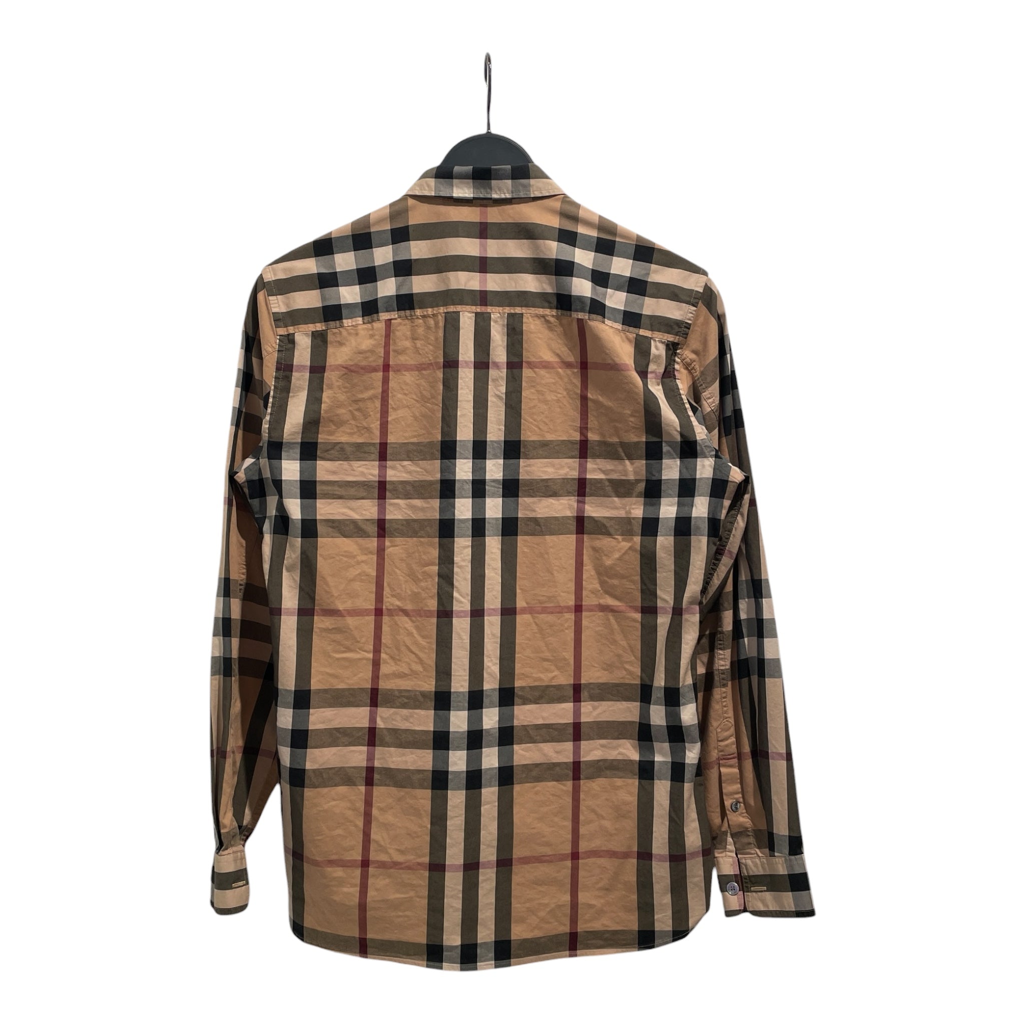 BURBERRY BRIT/LS Shirt/S/Cotton/BEG/Plaid/ view 2