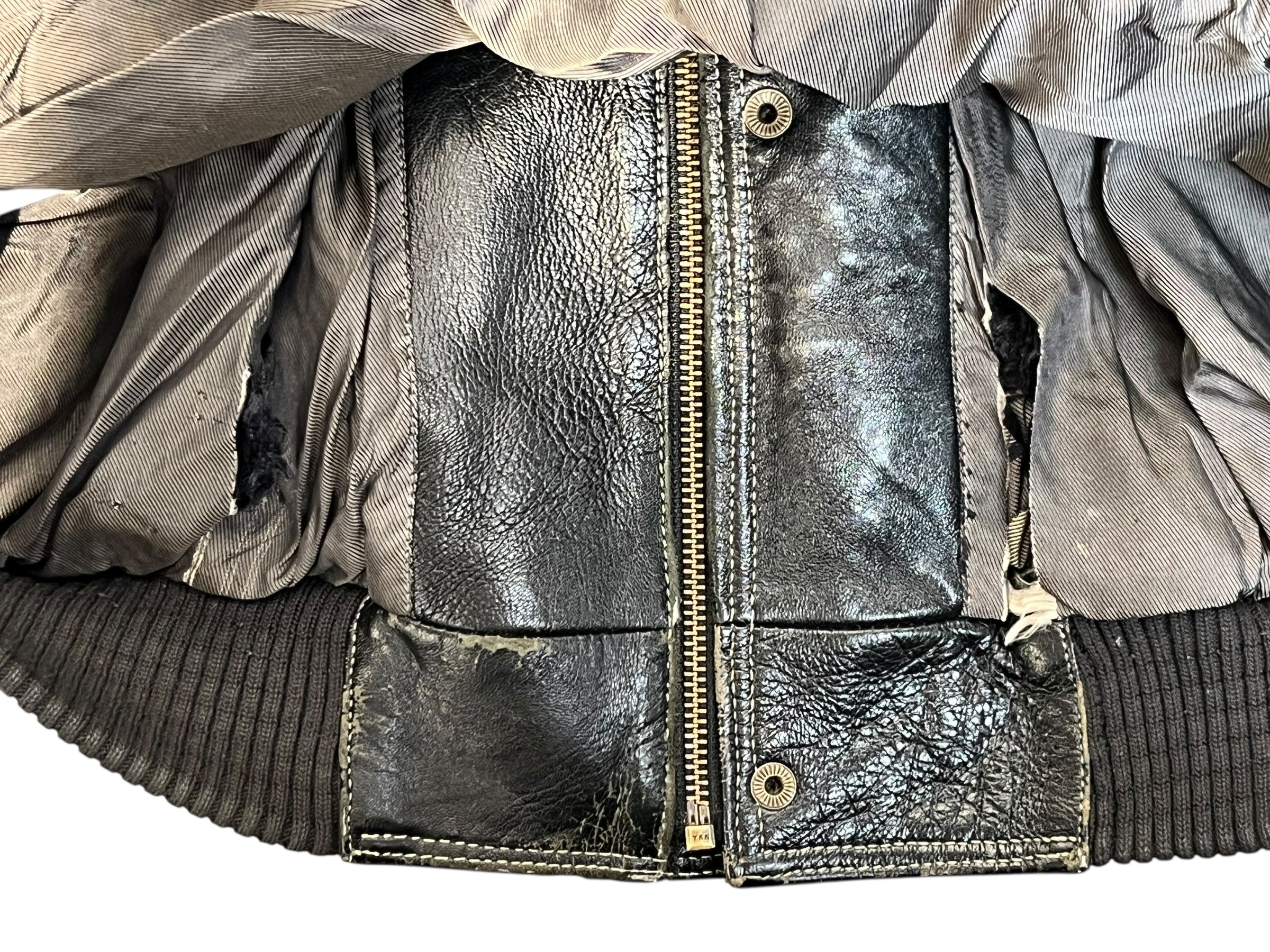 Pelle Pelle/Leather Jkt/48/Leather/BLK/78 logo leather jacket view 6