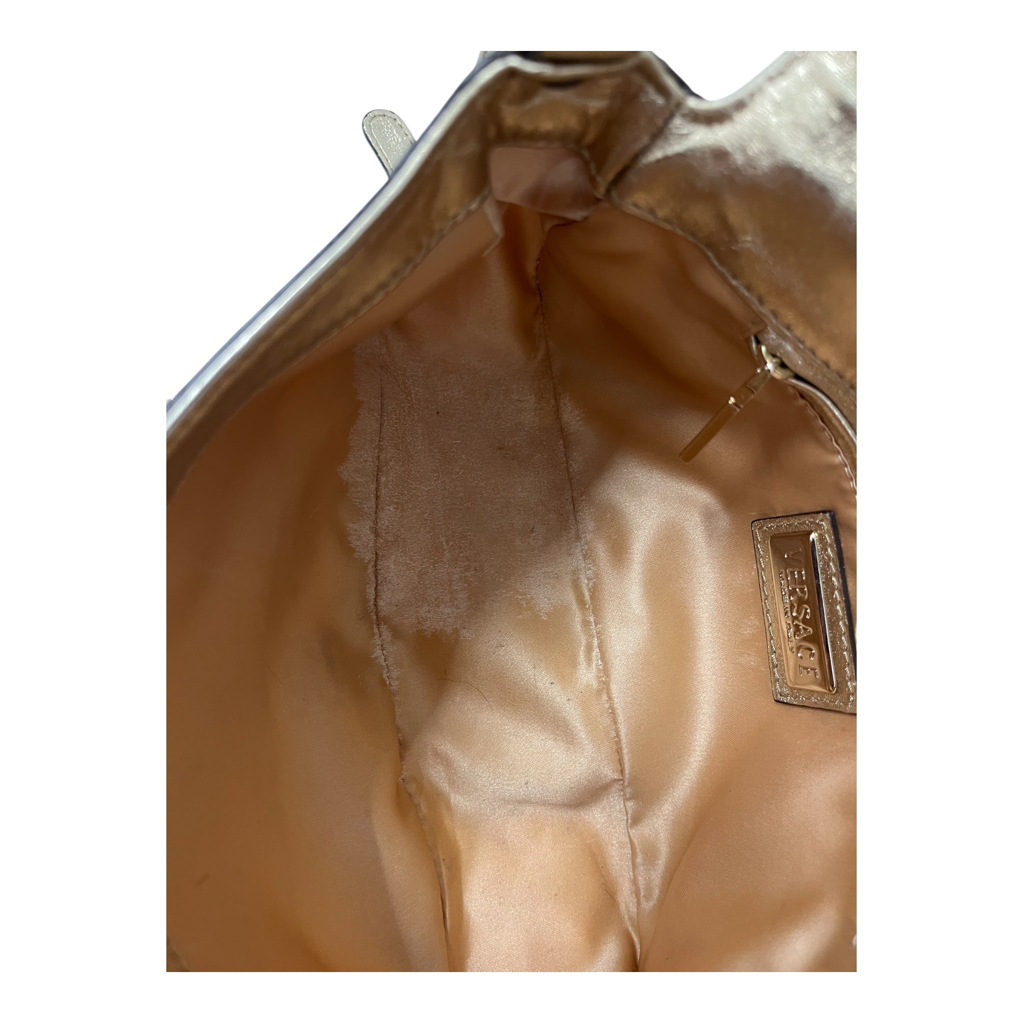 VERSACE/Bag/Monogram/Cotton/CRM/MONOGRAM SHOULDER BAG view 4