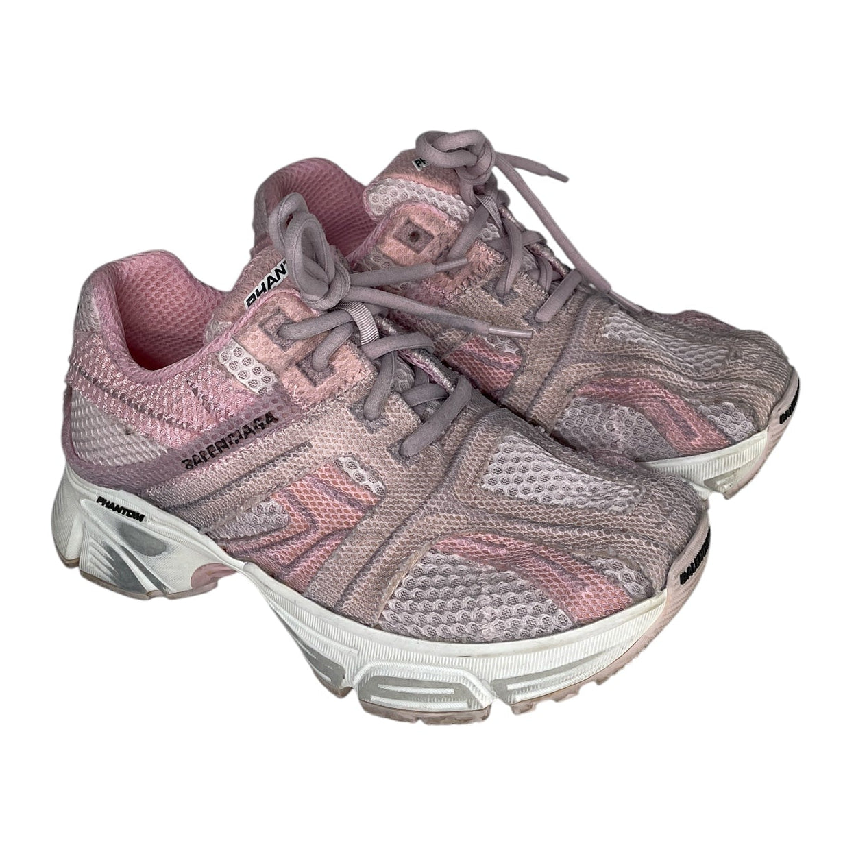 BALENCIAGA/Low-Sneakers/EU 35/PNK/PHANTOM DIRTIED LIGHT PINK view 1