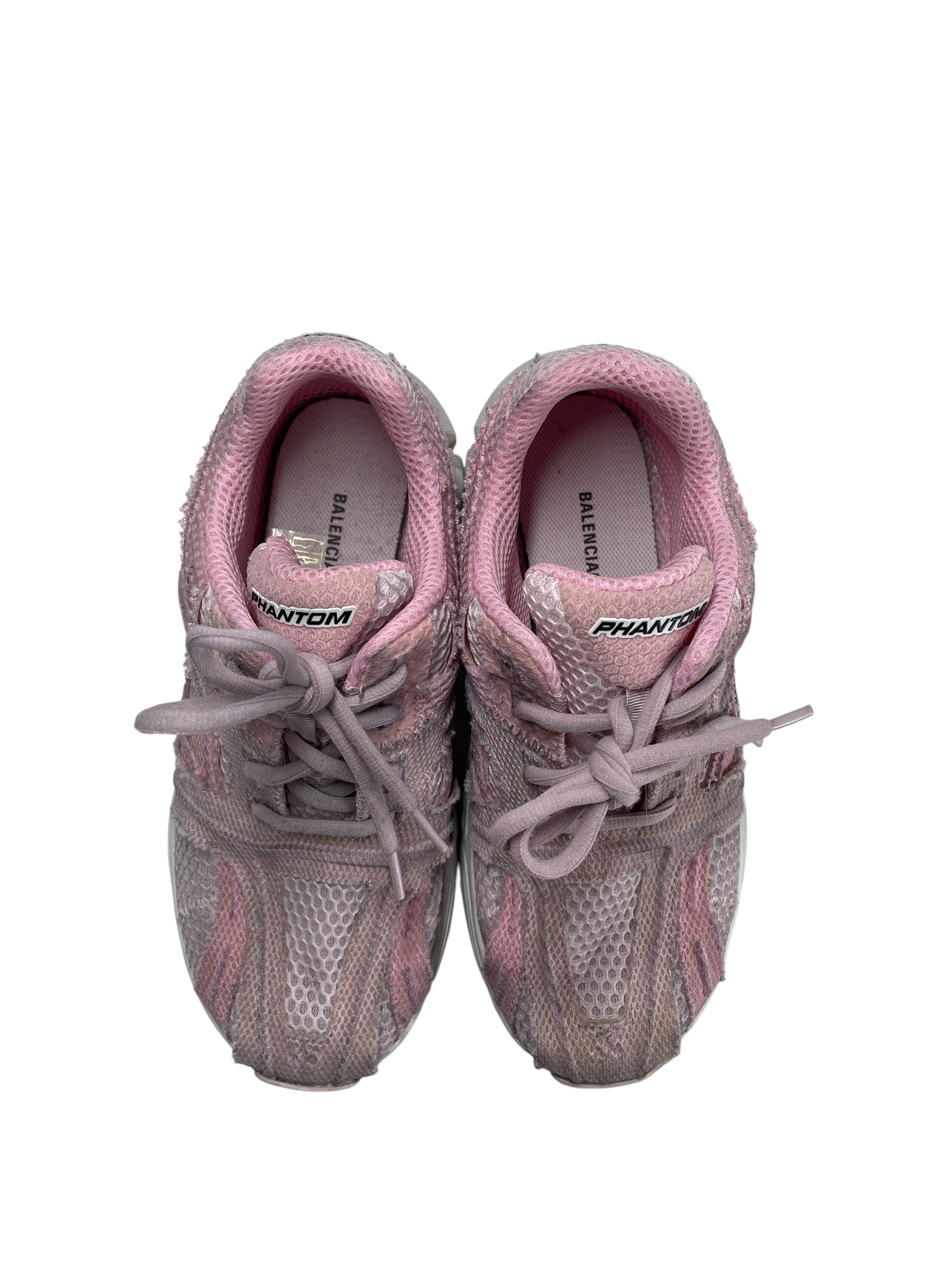 BALENCIAGA/Low-Sneakers/EU 35/PNK/PHANTOM DIRTIED LIGHT PINK view 3
