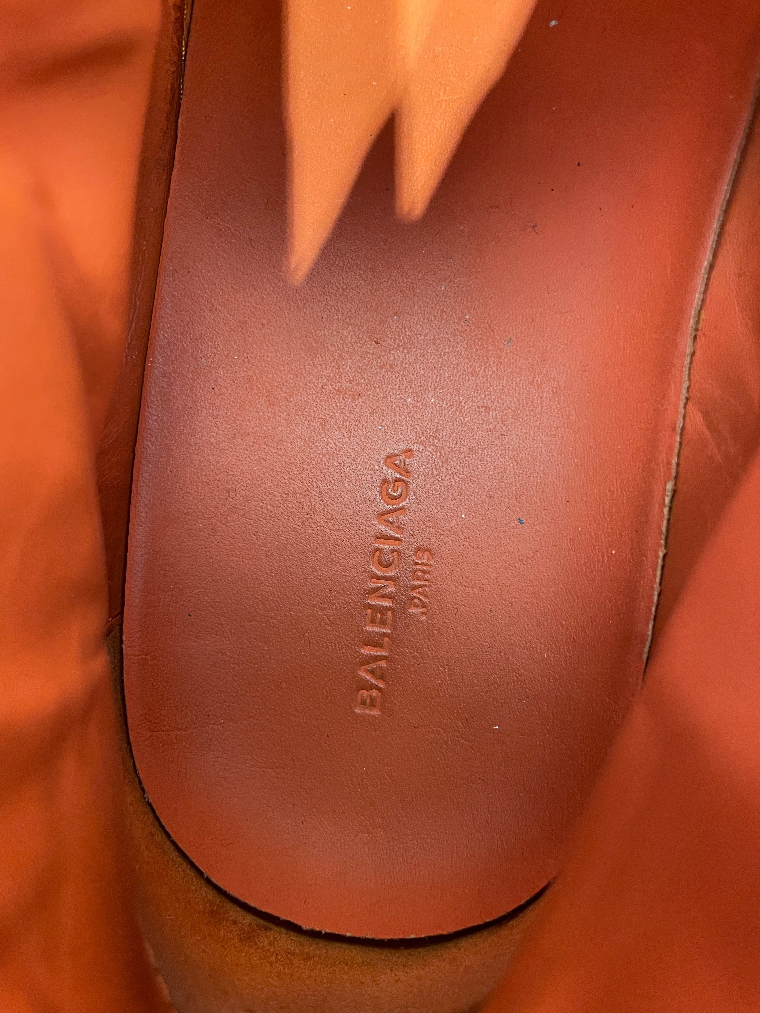 BALENCIAGA/Hi-Sneakers/EU 41/Leather/ORN/ARENAS view 3