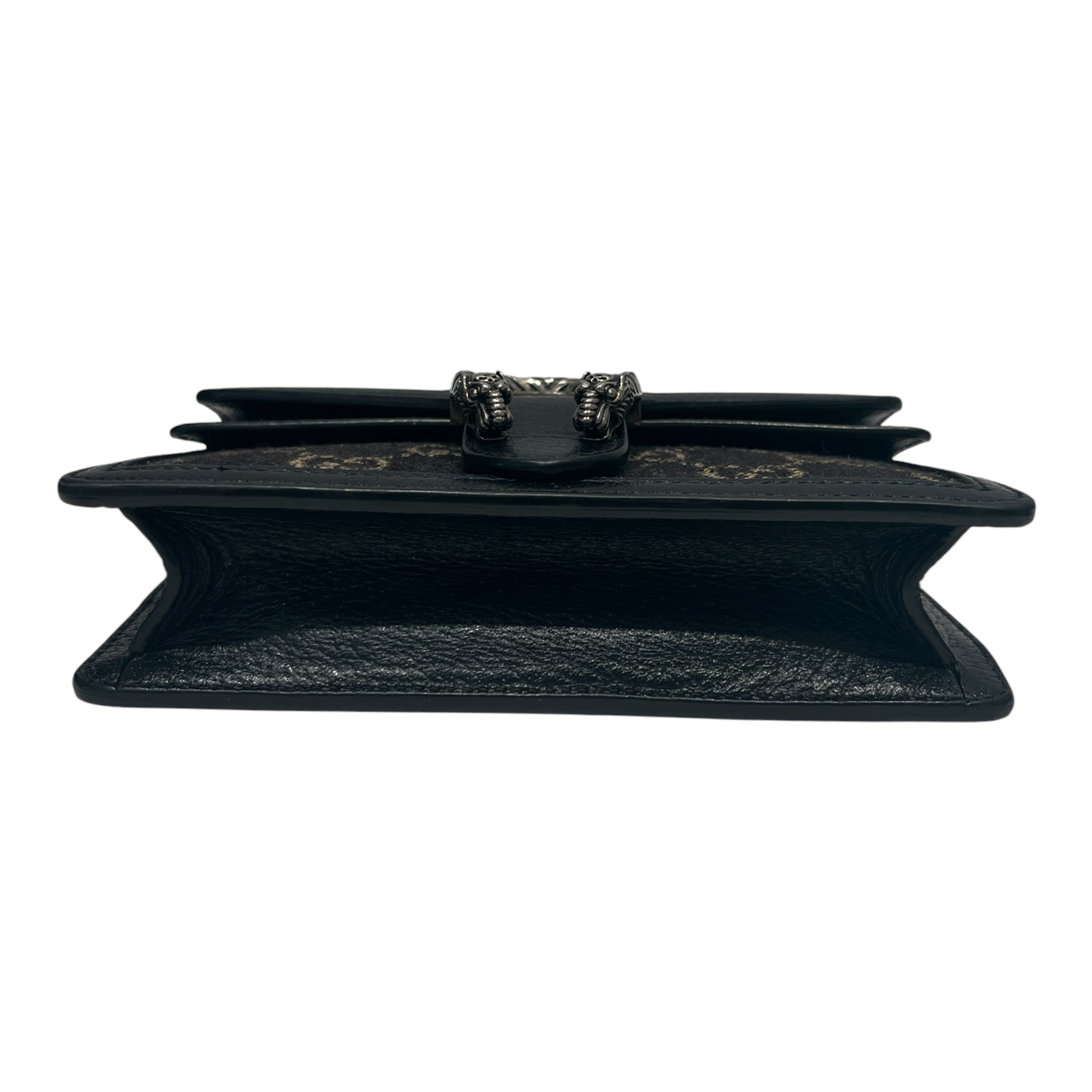 GUCCI/Cross Body Bag/Monogram/Cotton/CML/MARMONTBLCKLTHRYSIDES view 3