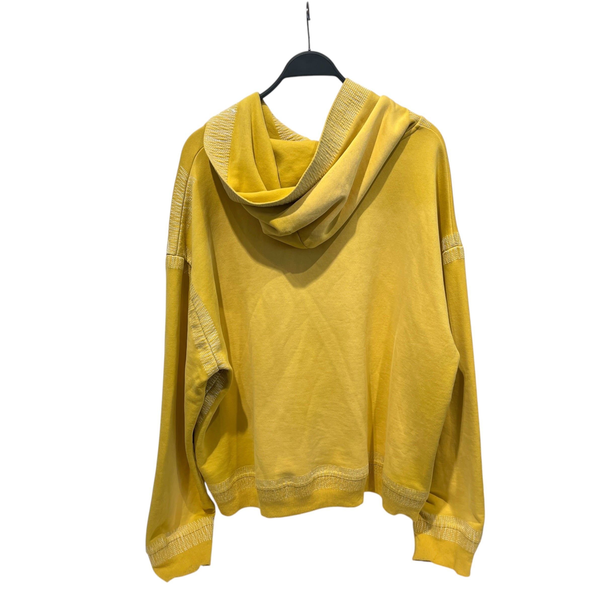 EARTHLING VIP/Hoodie/XXL/Cotton/YEL/Oversize/HOLEY/VIP/WHITE STITCHING view 2