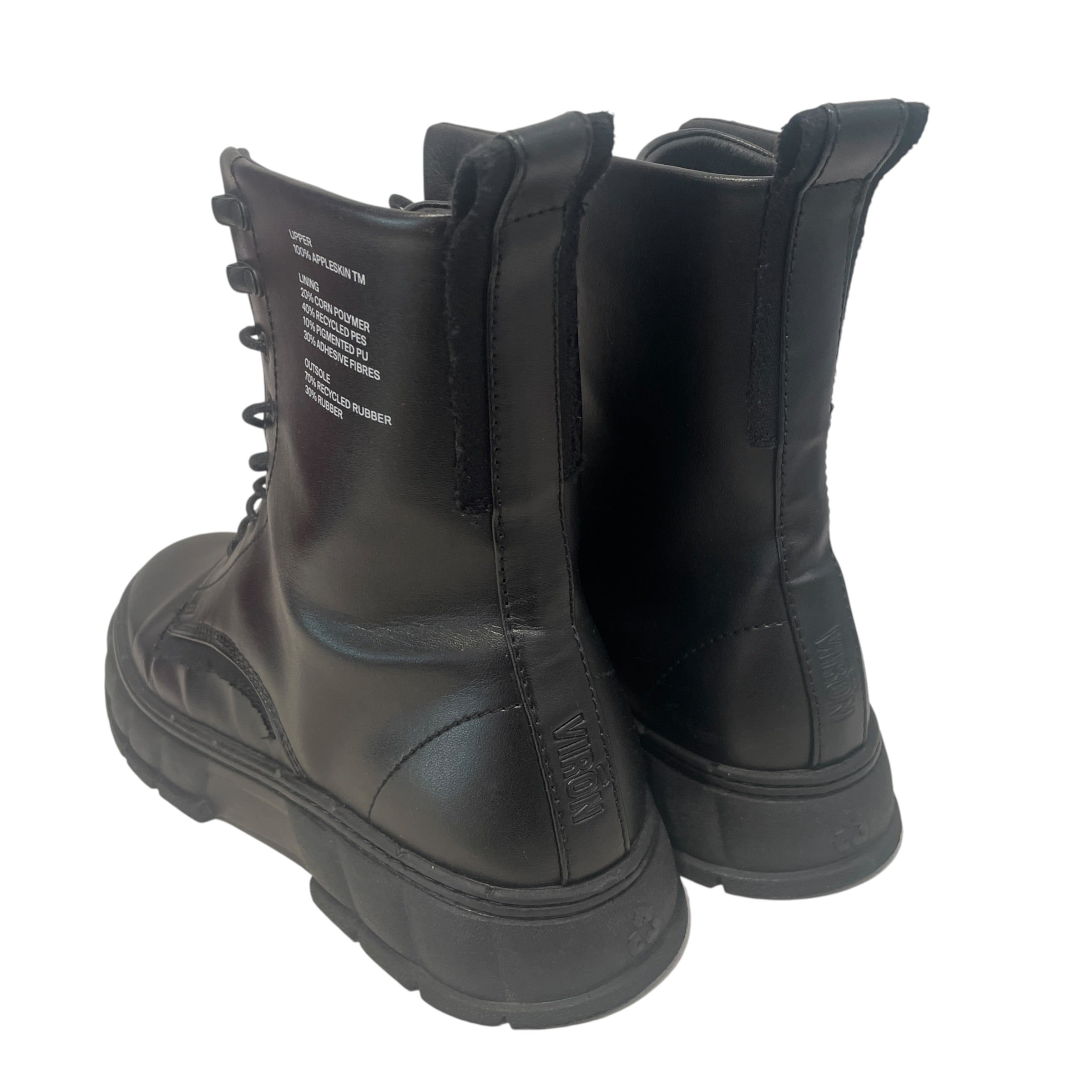 VIRO'N/Lace Up Boots/EU 45/Leather/BLK/ view 2